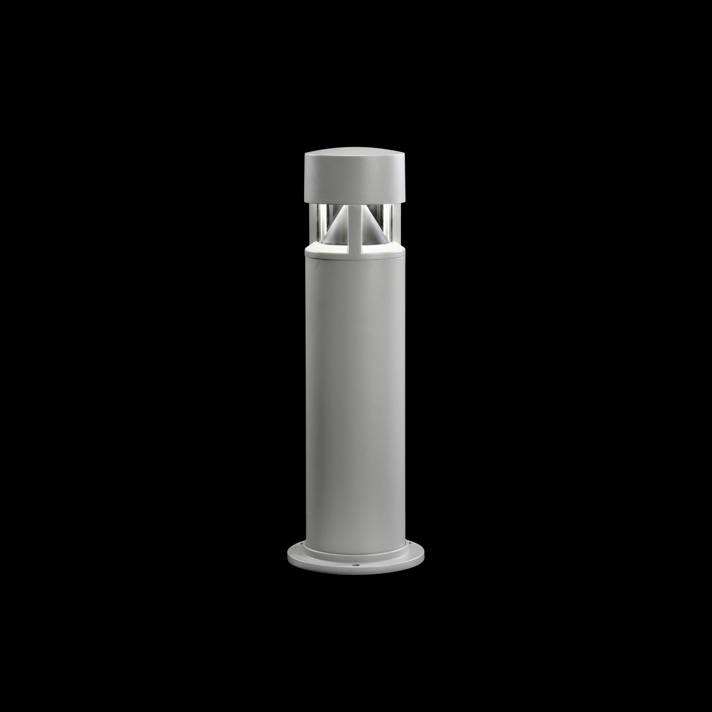 Vertoon produk Silvia Mini post / H. 550 mm - Transparent Glass - 360° Emission van vervaardiger Ares