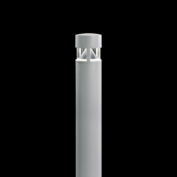 Vertoon produk Silvia Mini post / H. 950 mm - Transparent Glass - 360° Emission van vervaardiger Ares