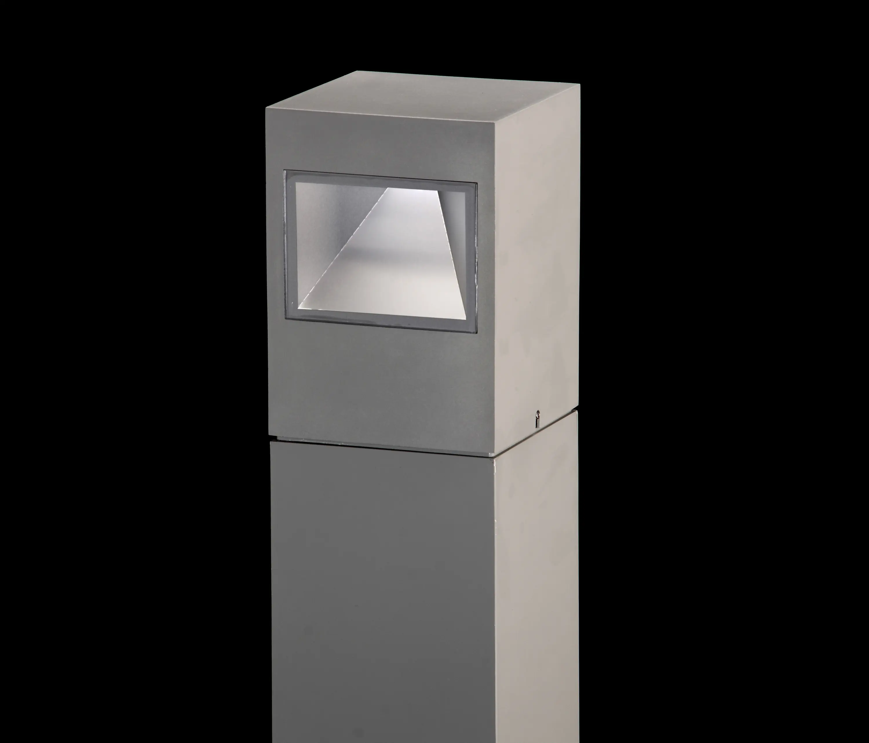 Ares - Leo 160 on post Power LED / Bidirectional - Transparent Glass