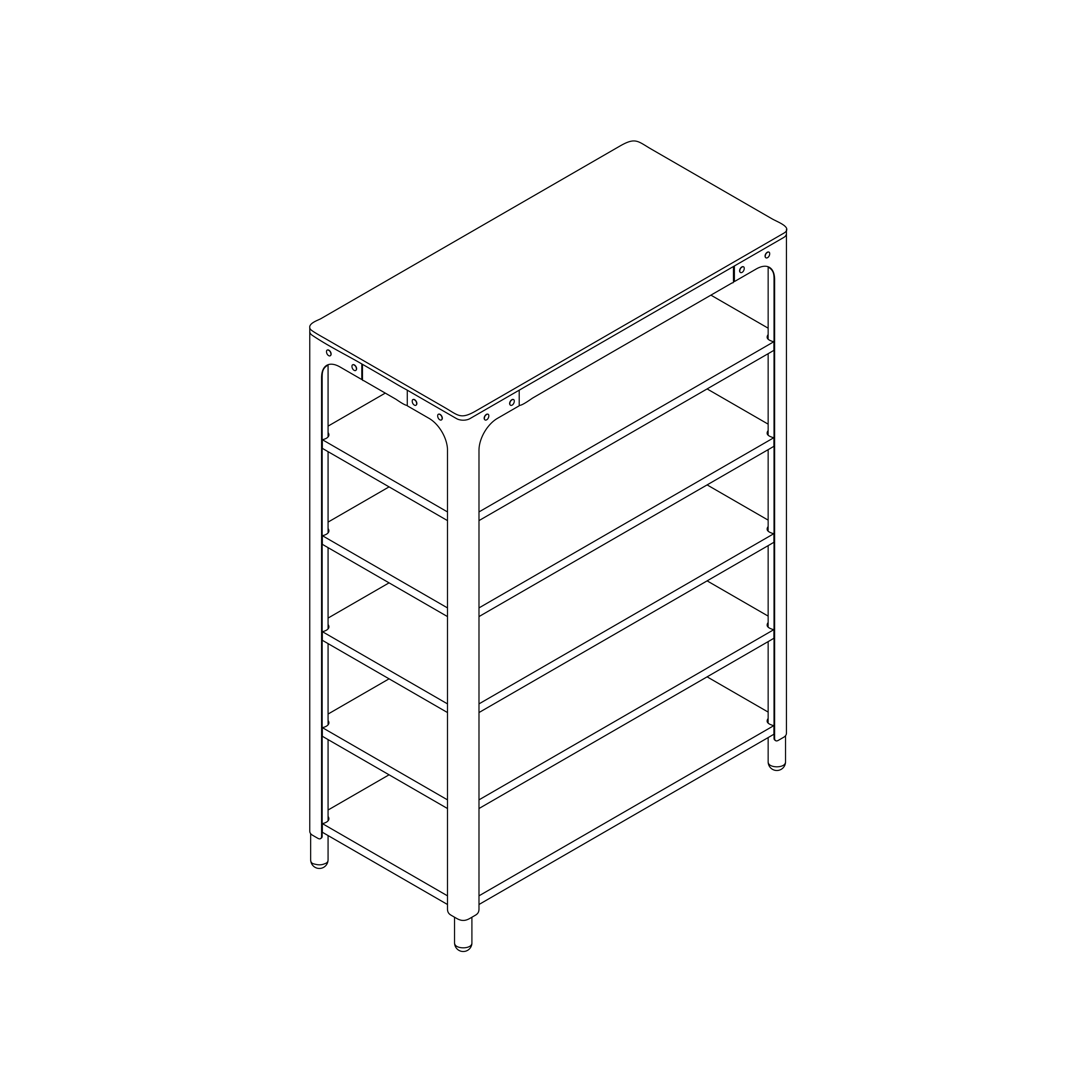 Produkt Concept Kitchen – Regalmodul 1900x1330x640 des Herstellers n by Naber anzeigen