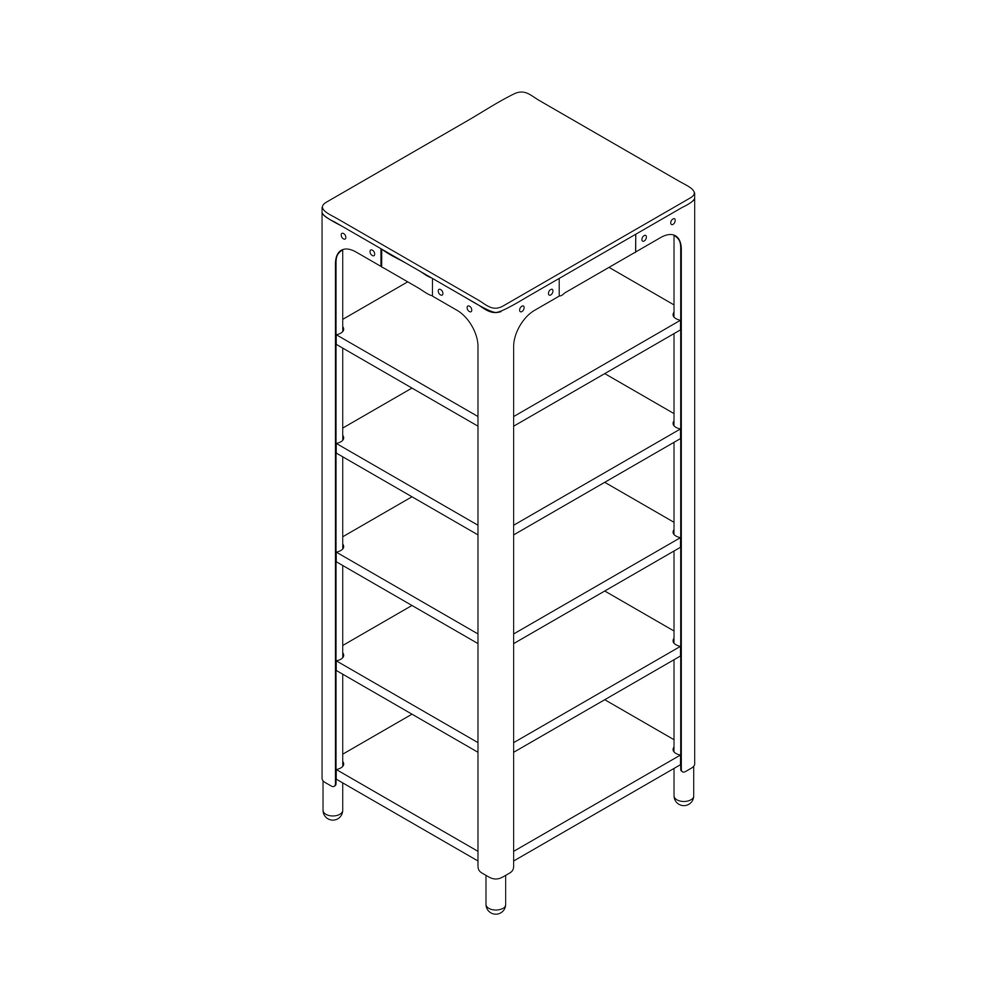 Produkt Concept Kitchen – Regalmodul 1900x730x640 des Herstellers n by Naber anzeigen
