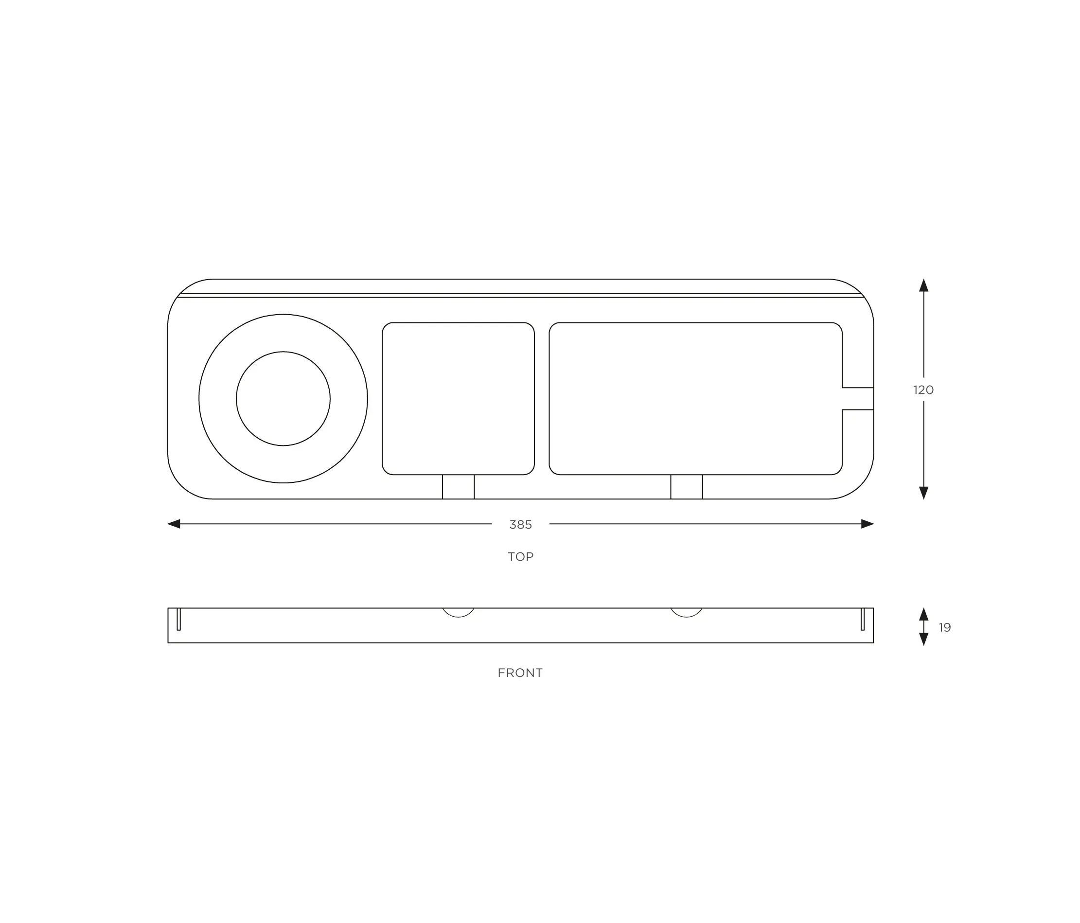 ChristelH - Platform 3 desk organiser