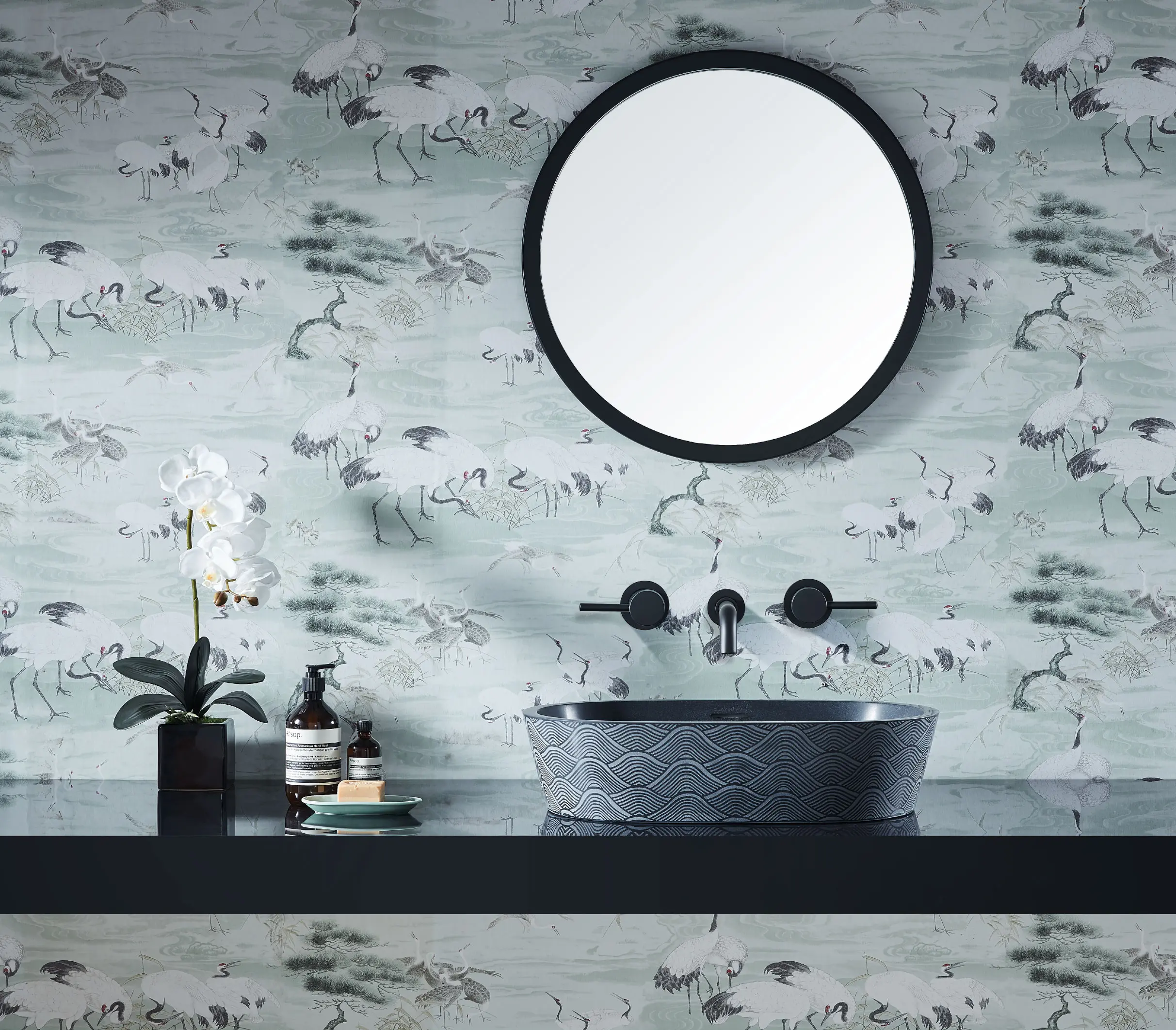 Claybrook Interiors Ltd. - Doric Basin, Asanoha