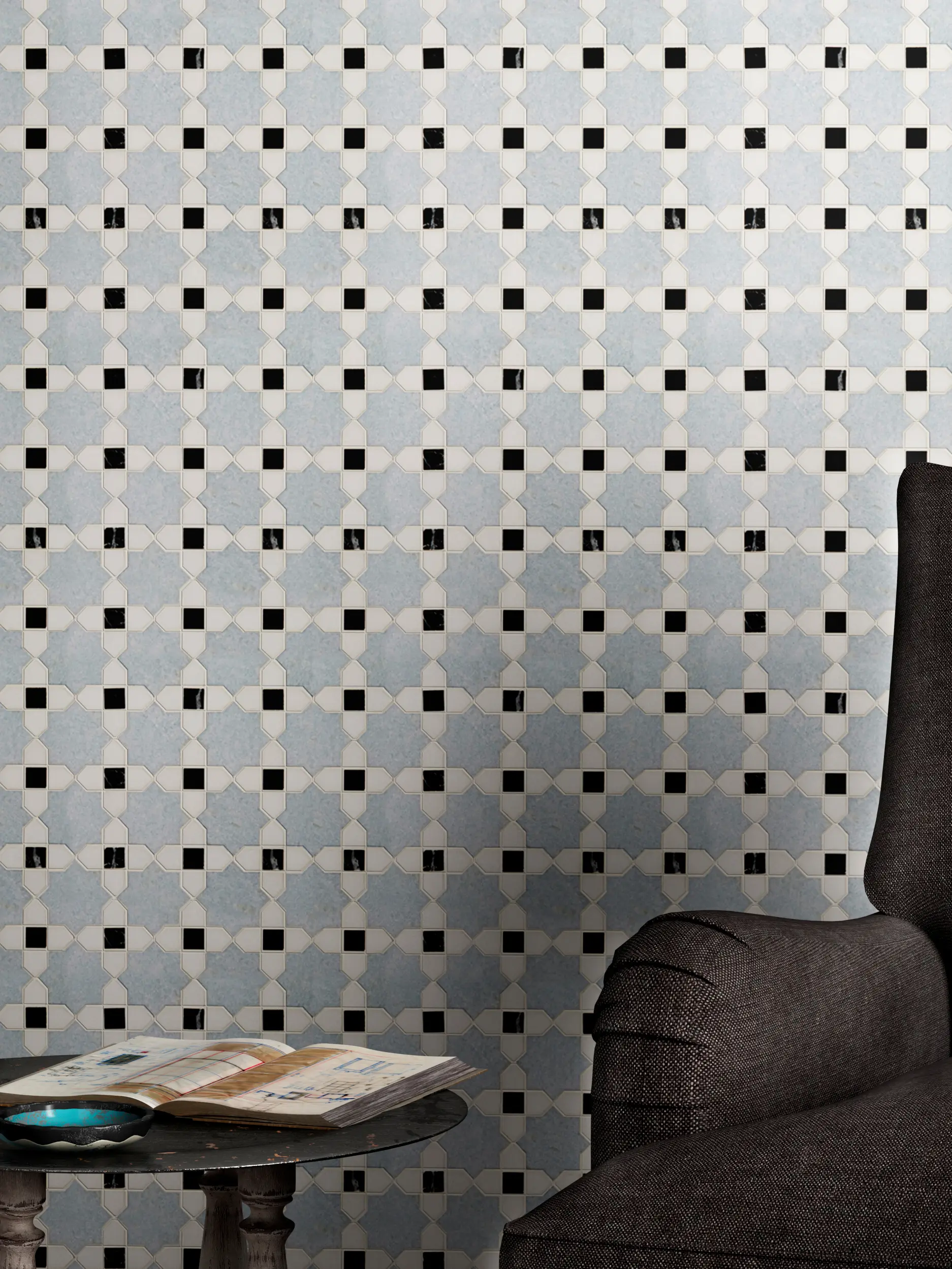 Claybrook Interiors Ltd. - Marrakech Arabesque Stone Mosaics
