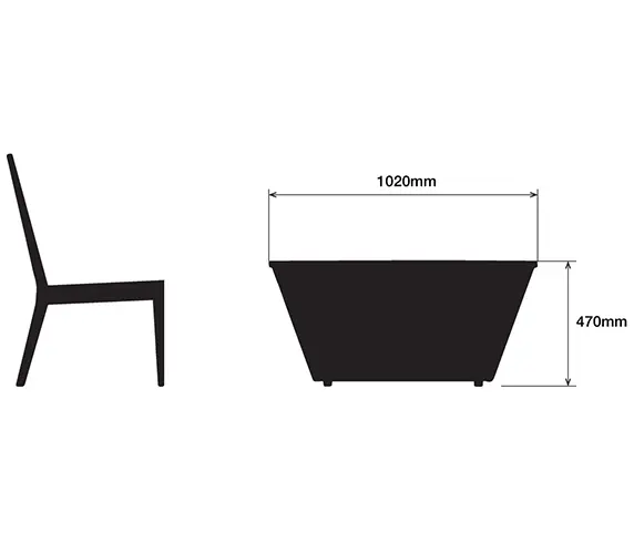 Rivelin - Aztec Gas Fire Table