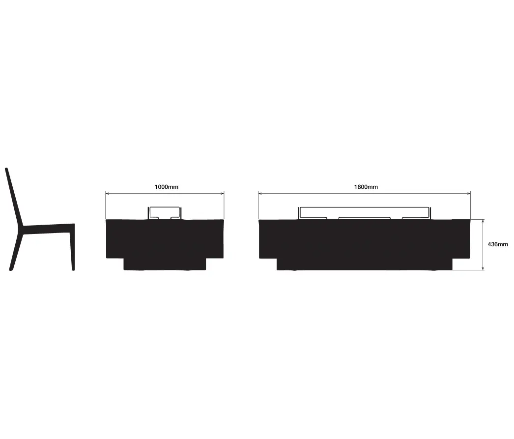 Rivelin - Dubai Gas Fire Table