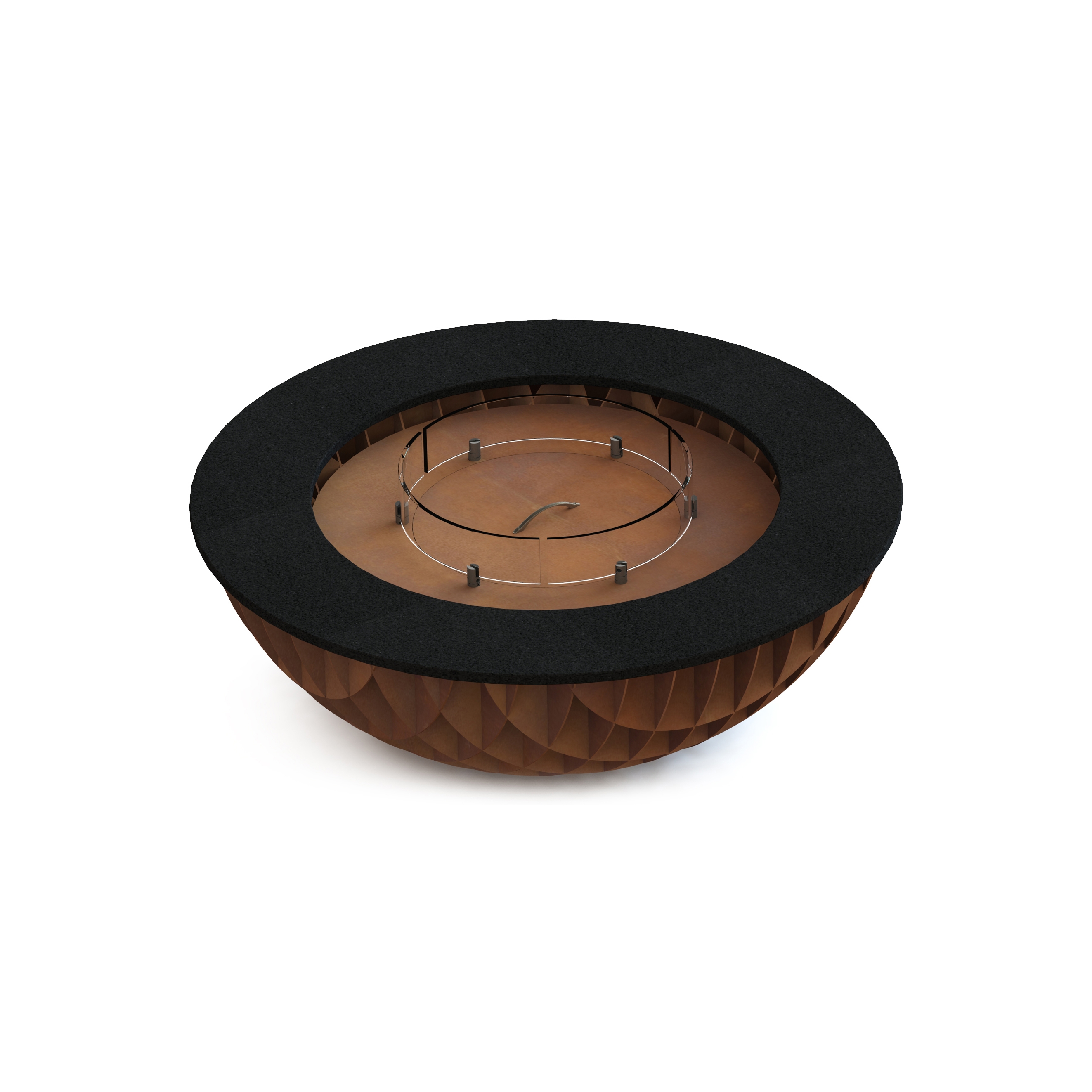 Afficher le produit Seville Gas Fire Bowl du fabricant Rivelin
