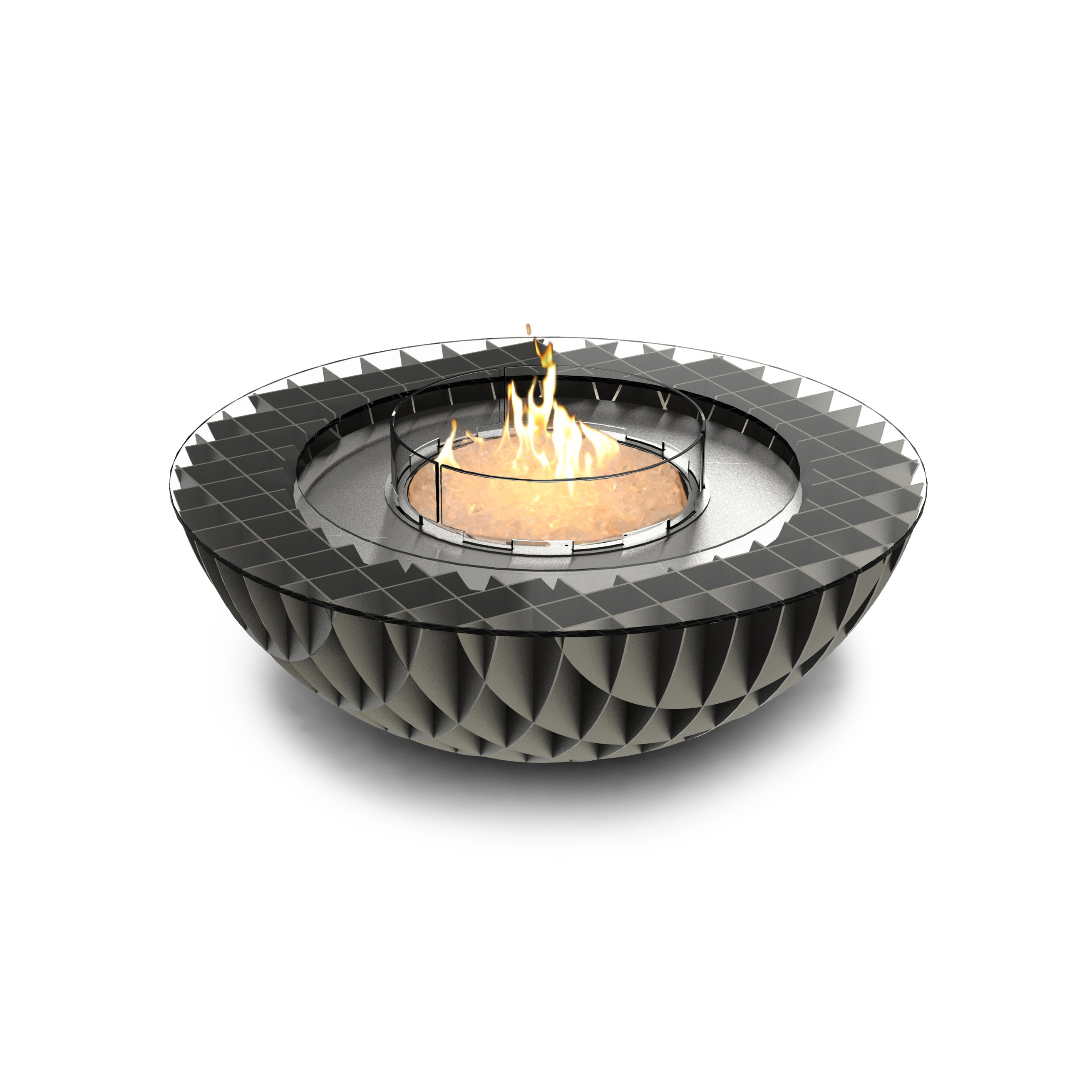 Display product Seville Gas Fire Bowl from manufacturer Rivelin