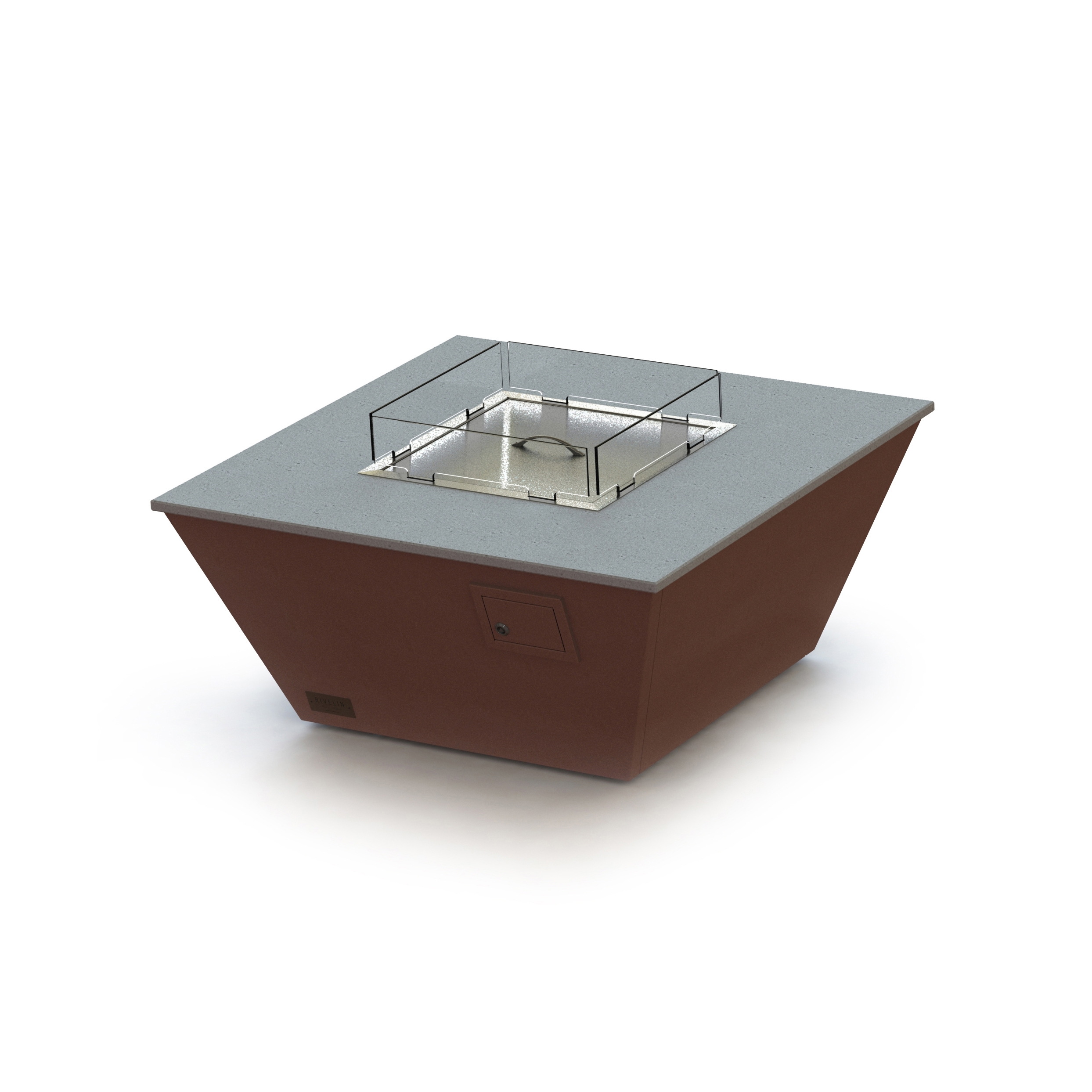 Display product Aztec Gas Fire Table from manufacturer Rivelin