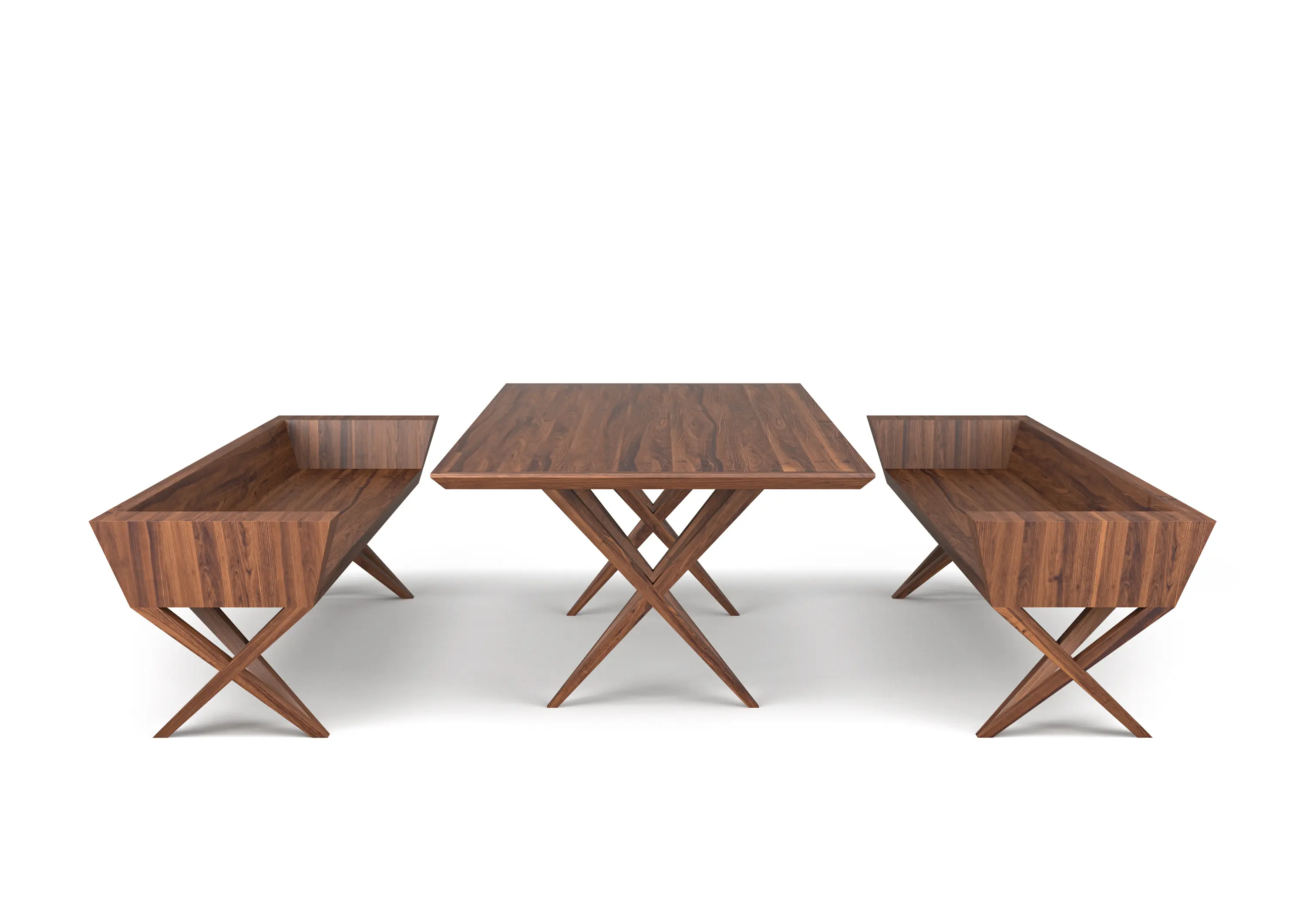 Belfakto - VIVIAN TABLE WALNUT