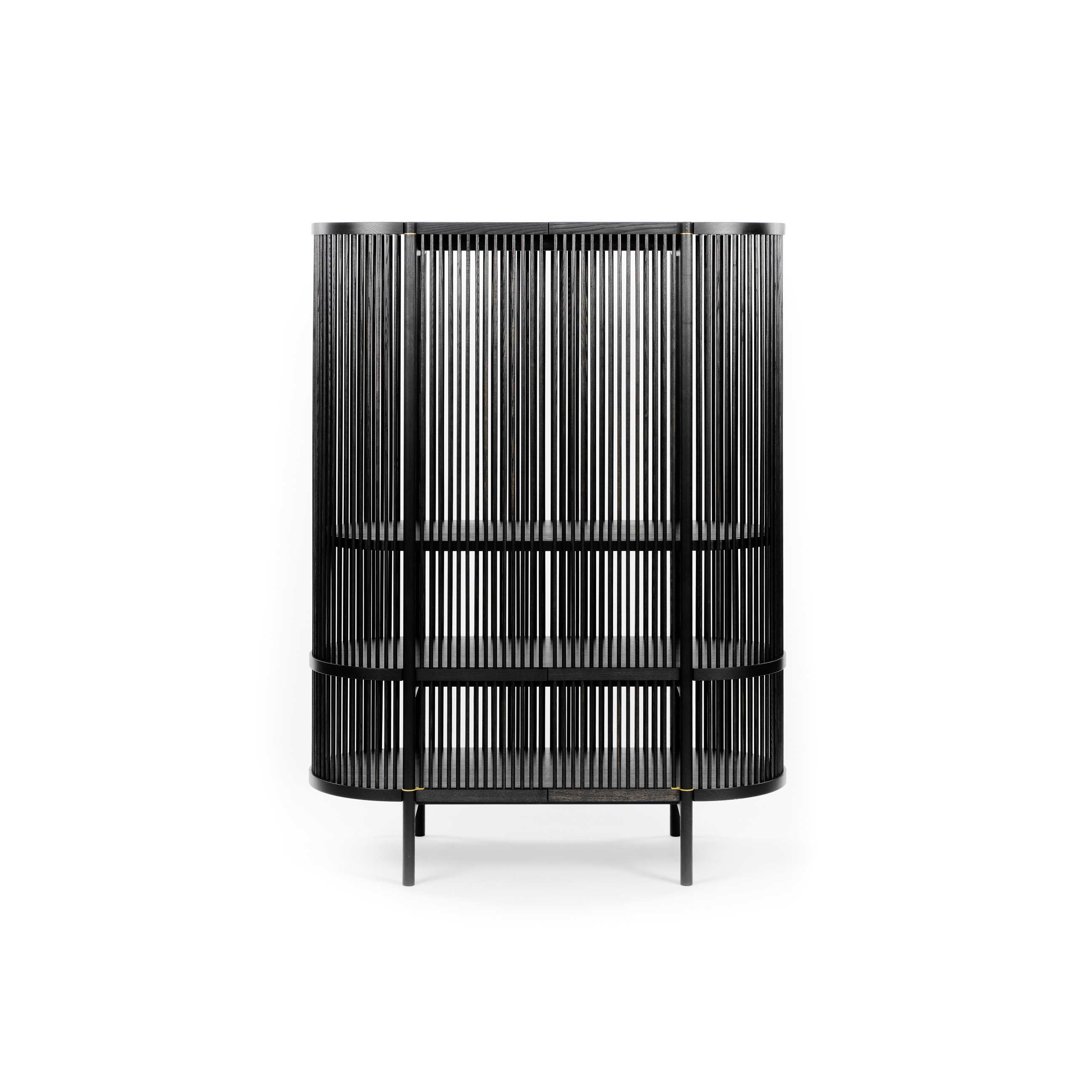 Bastone Cabinet with Doors – Black