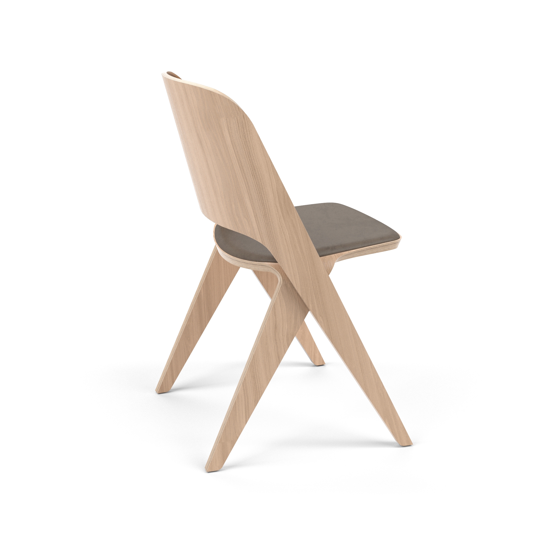 Lavitta Chair with Leather Upholstery – Oak