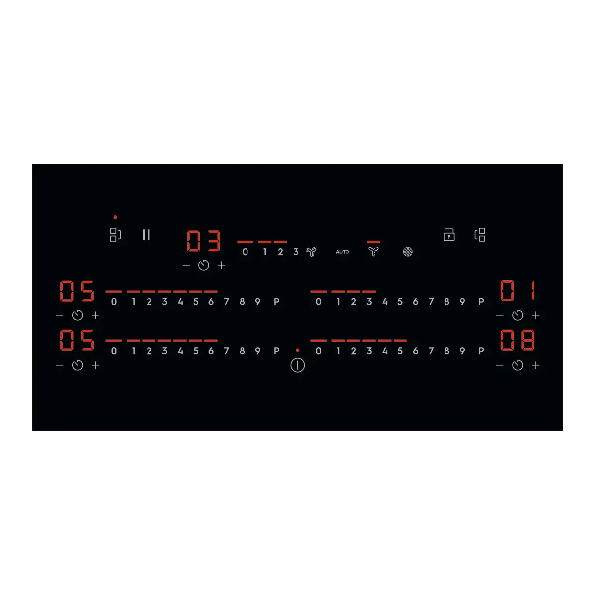 Electrolux Group - Induction hob with built-in fan 83 cm