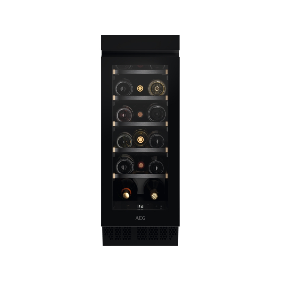 Display product 7000 Integrated Under Counter Wine Cabinet 81.8 cm - Black Glossy Glass from manufacturer Electrolux Group