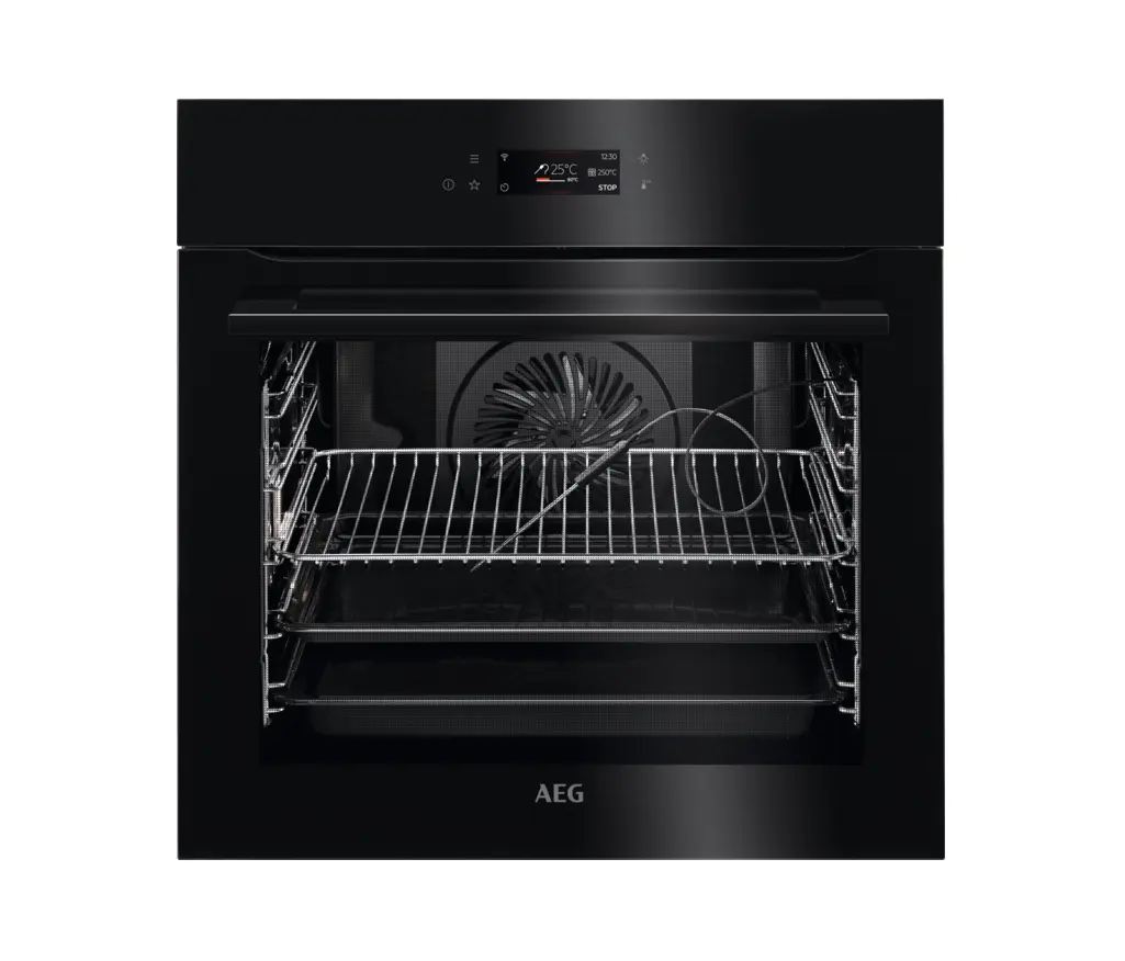 Electrolux Group - 8000 Assistedcooking Pyrolytic Self Clean Oven - Black