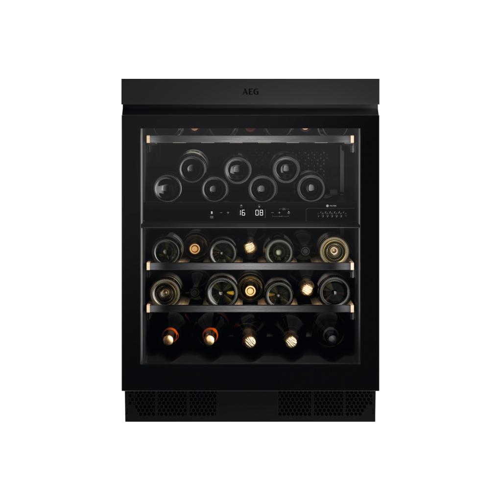 Mostra il prodotto 8000 Integrated Under Counter Wine Cabinet 81.8 cm - Black Matt Glass del produttore Electrolux Group
