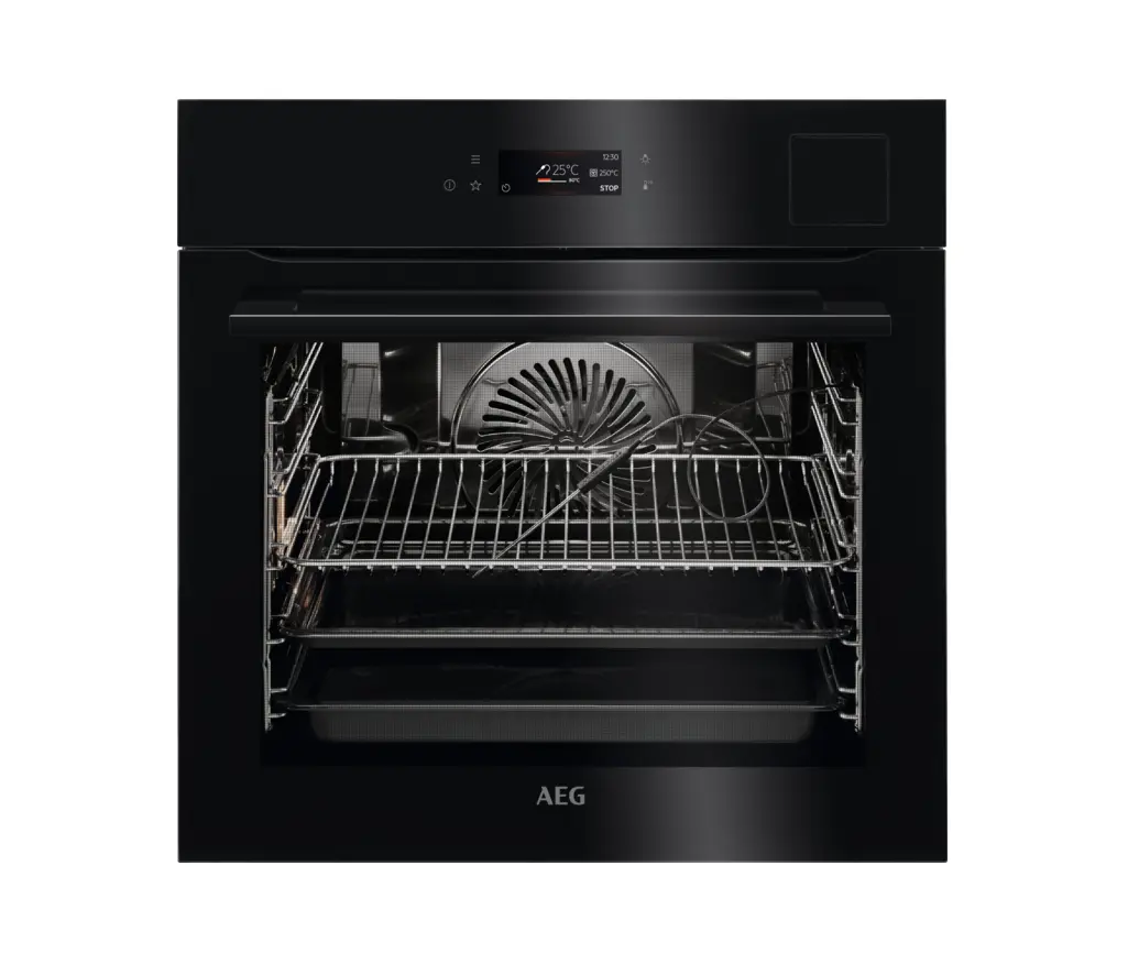 Electrolux Group - 9000 SteamPro With Steam Cleaning Oven - Black