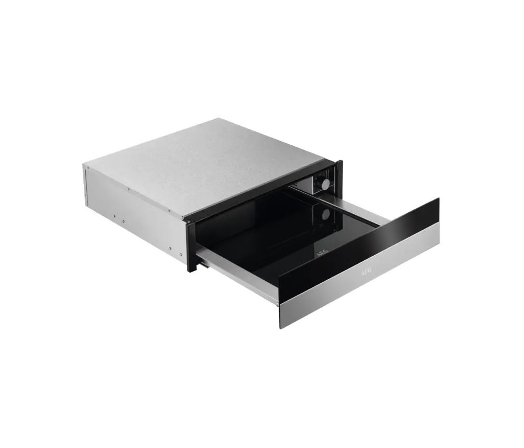 Electrolux Group - Built-In Drawer Black/Stainless Steel With Antifingerprint