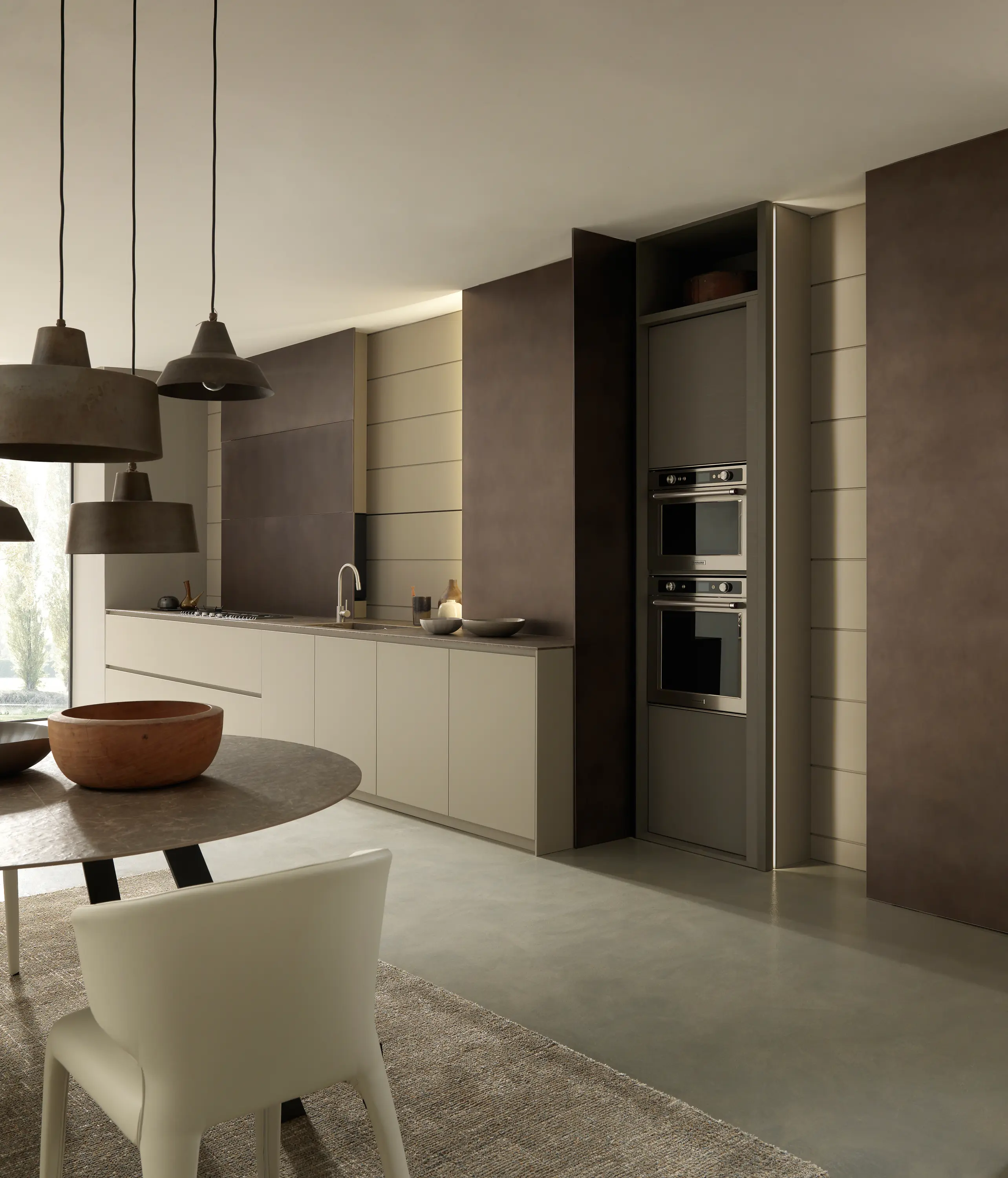 Modulnova - Blade 2 linear, lacquered and metal arrangement