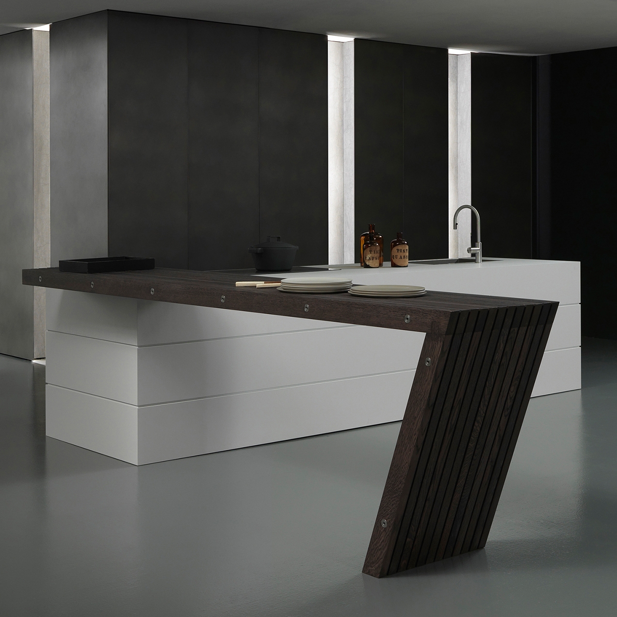 Produkt Blade 3 white Fenix island des Herstellers Modulnova anzeigen