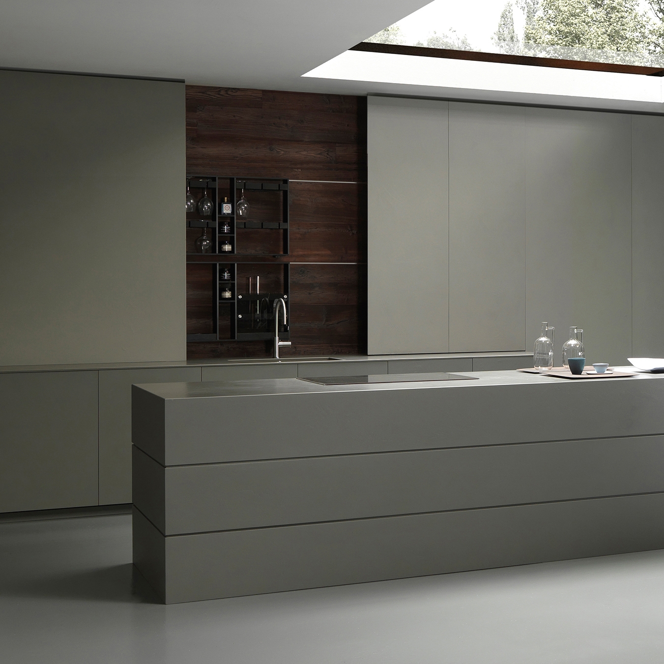 Produkt Blade 4 linear arrangement + island in resin des Herstellers Modulnova anzeigen