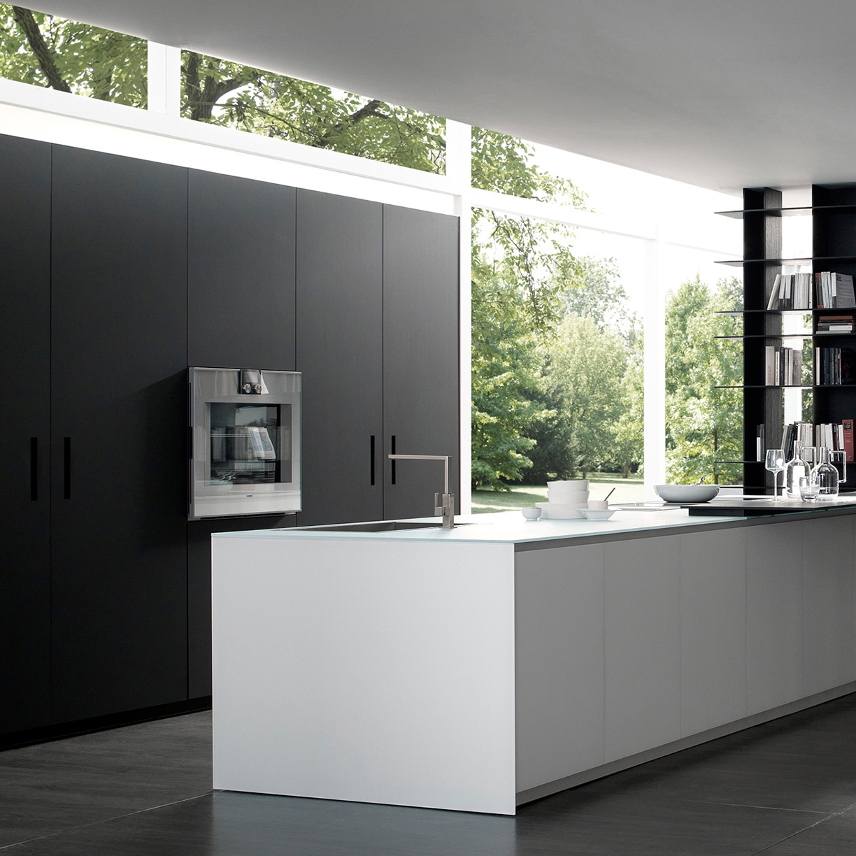 Produkt Blade 7 white glass Island des Herstellers Modulnova anzeigen