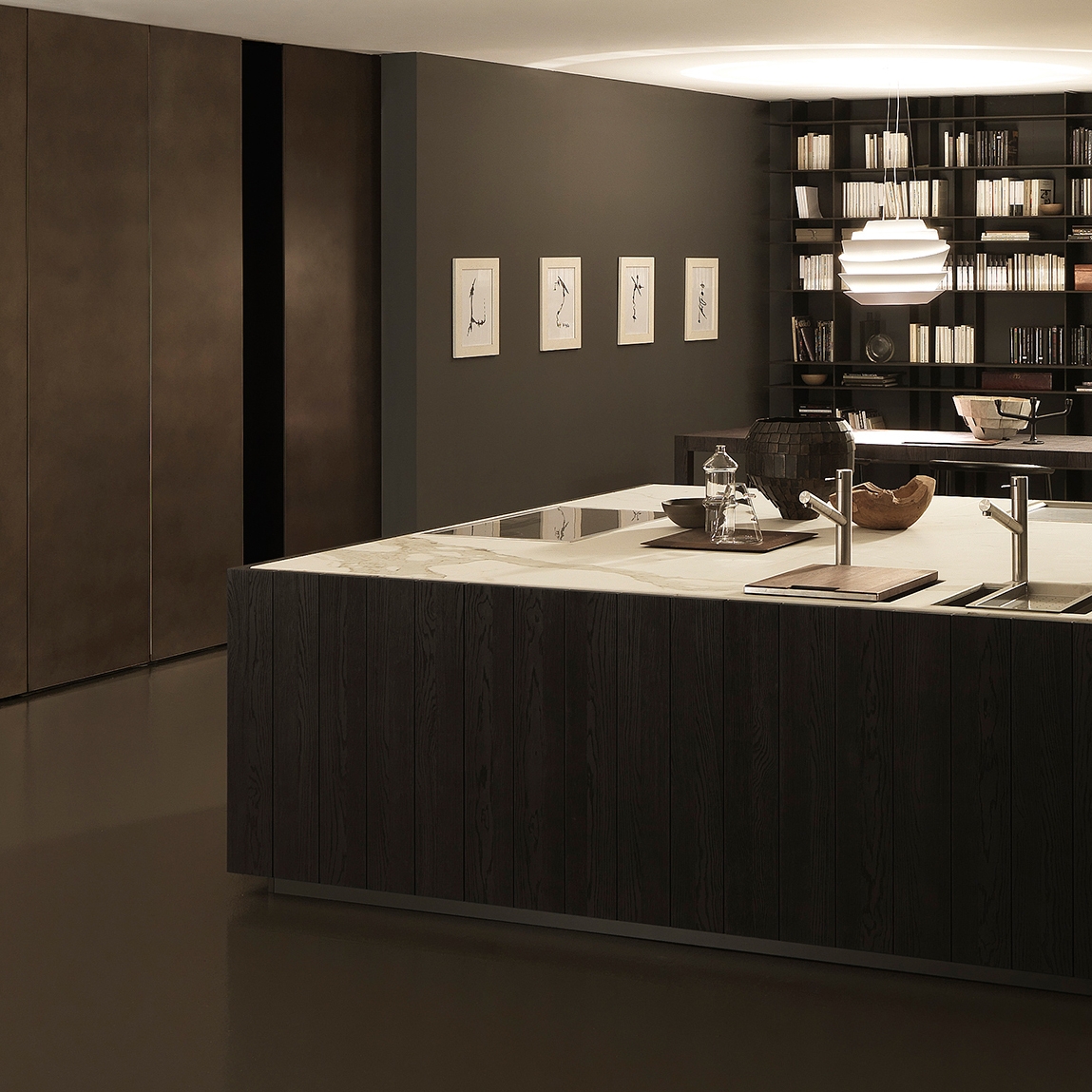 Produkt Float 1 square island in Rovere Fumo des Herstellers Modulnova anzeigen