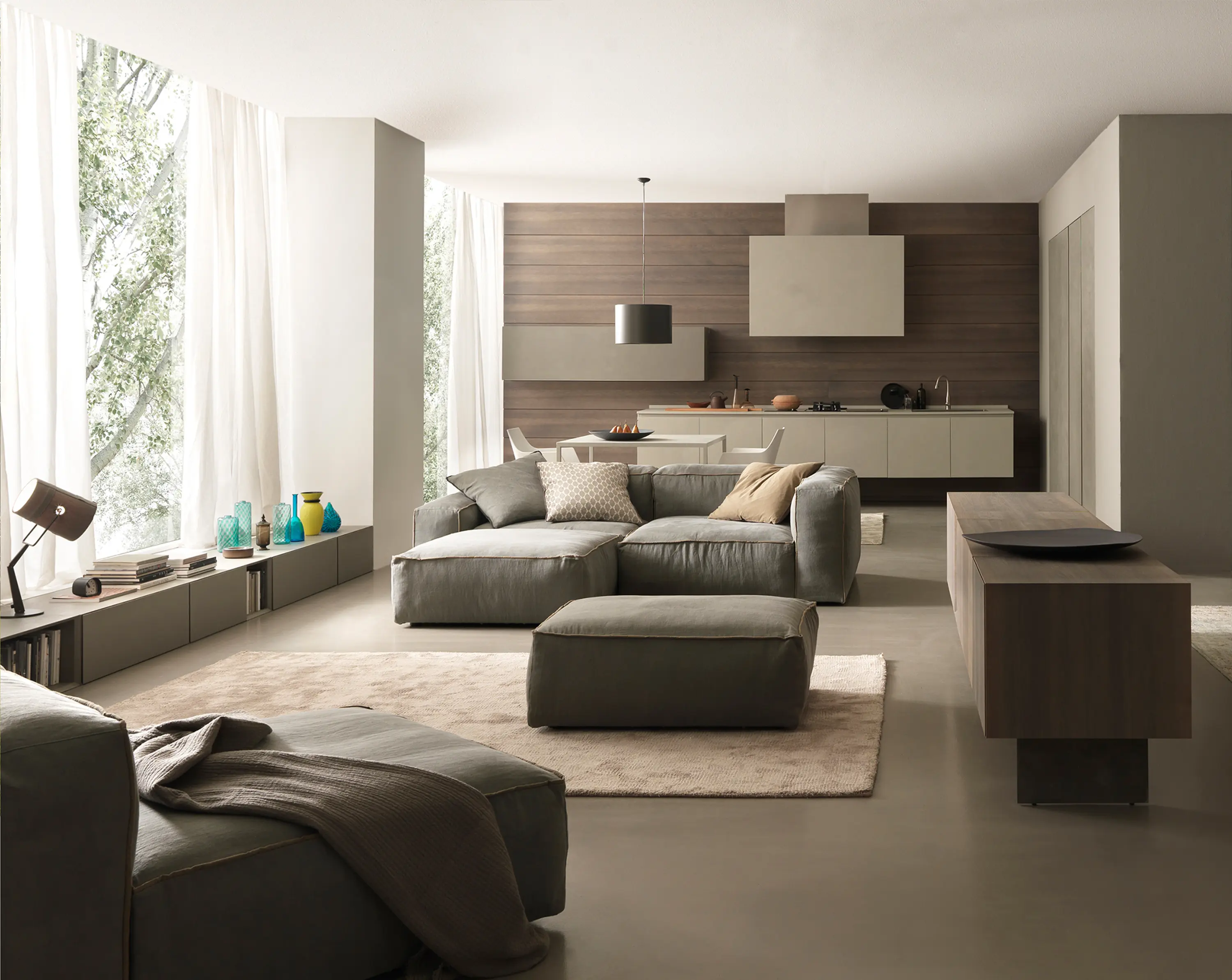 Modulnova - Twenty 2 linear kitchen in resin