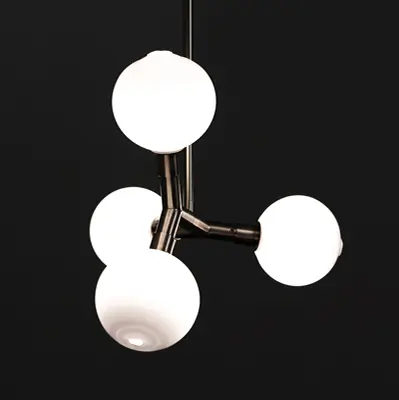 SkLO - Veer Pendant (7 In Glass)