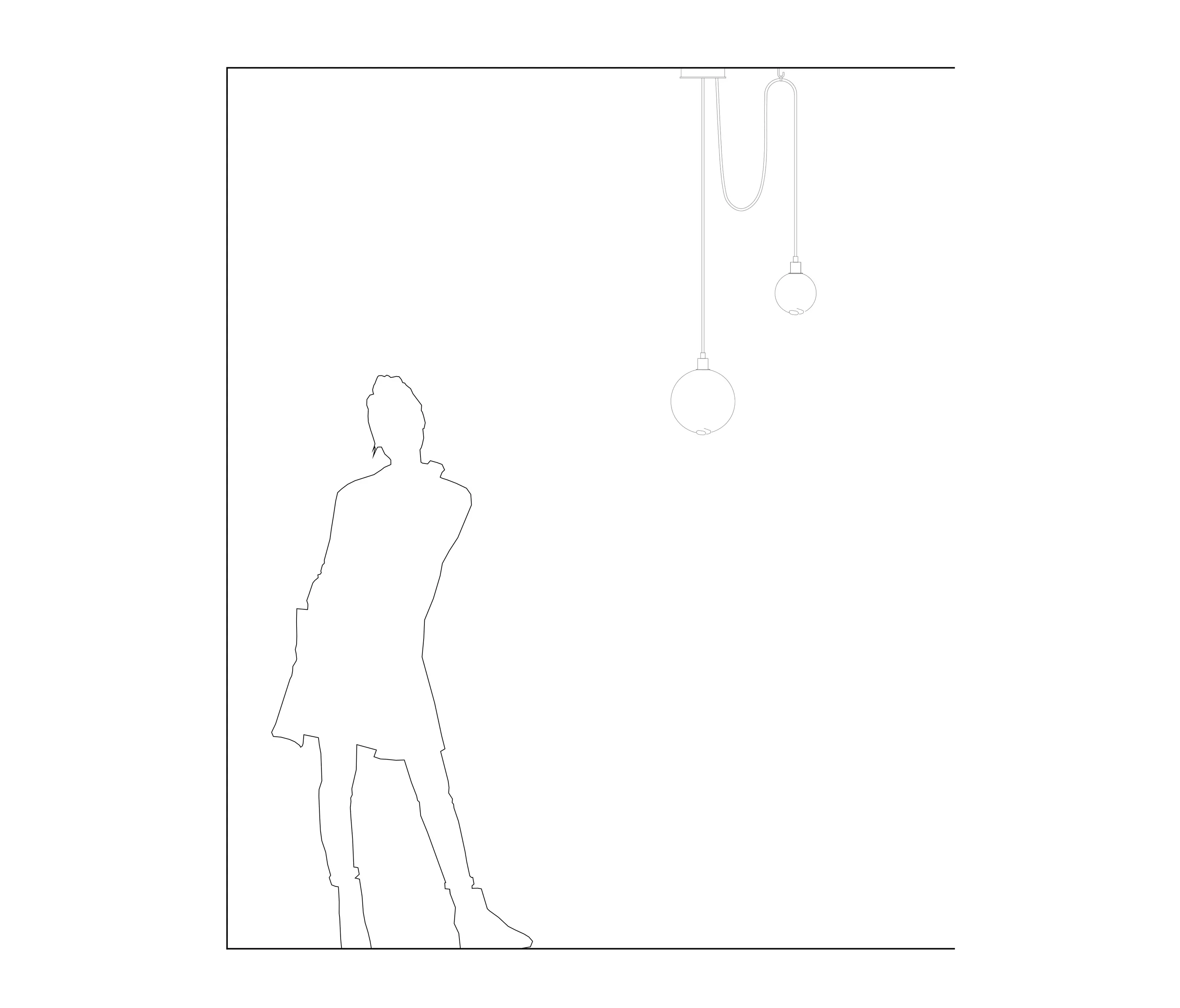 SkLO - Drape Composition 1 Pendant