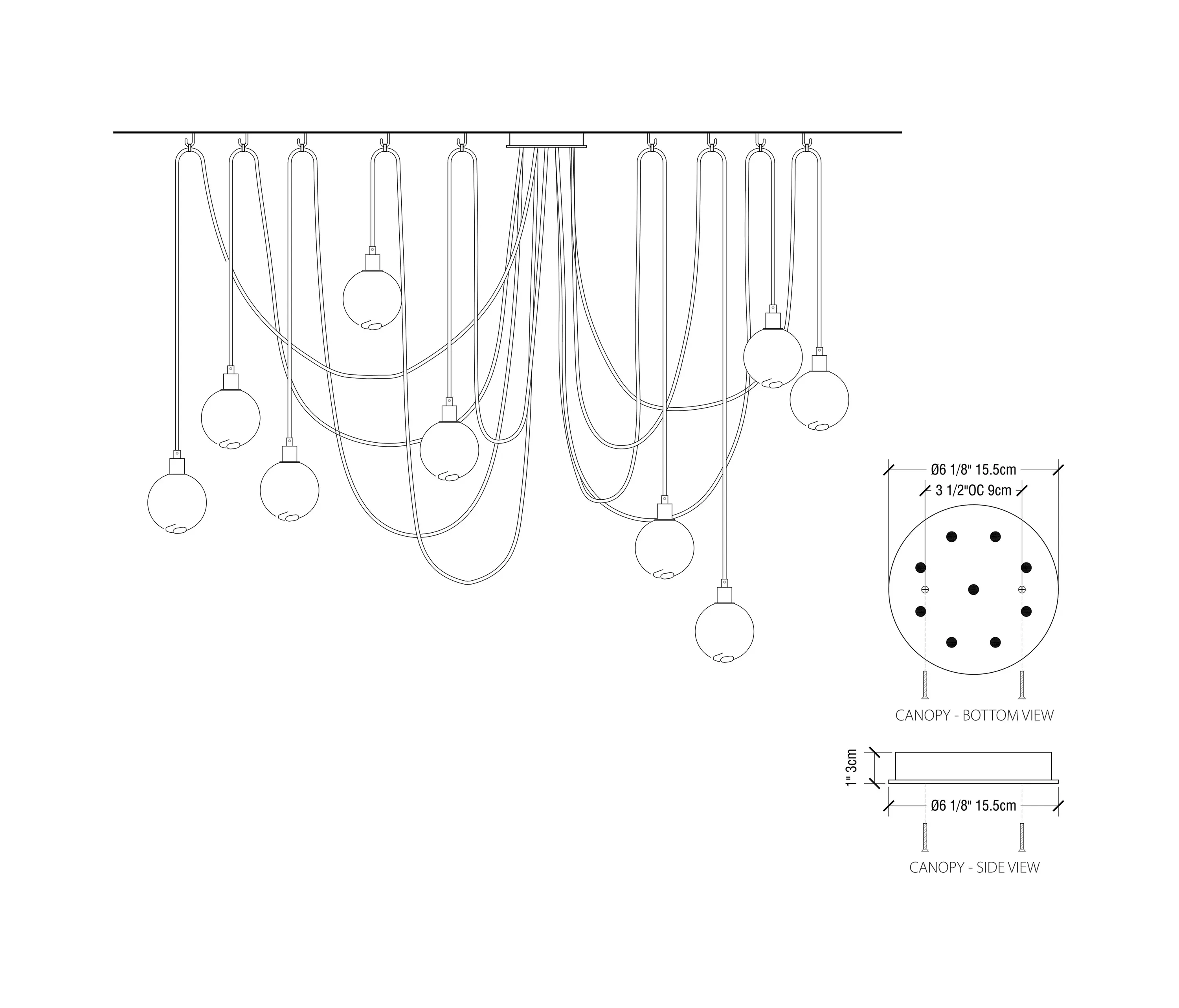 SkLO - Drape Hook 9 Pendant