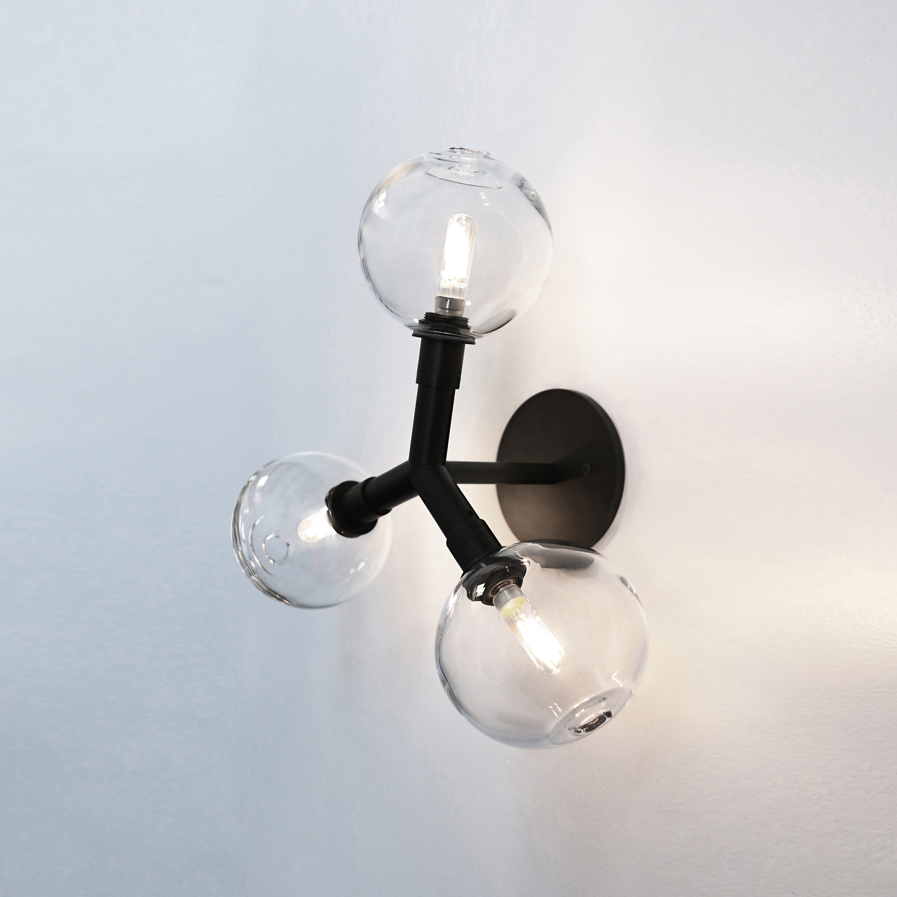 Stem Sconce/Ceiling 3X (4.5 In Glass)
