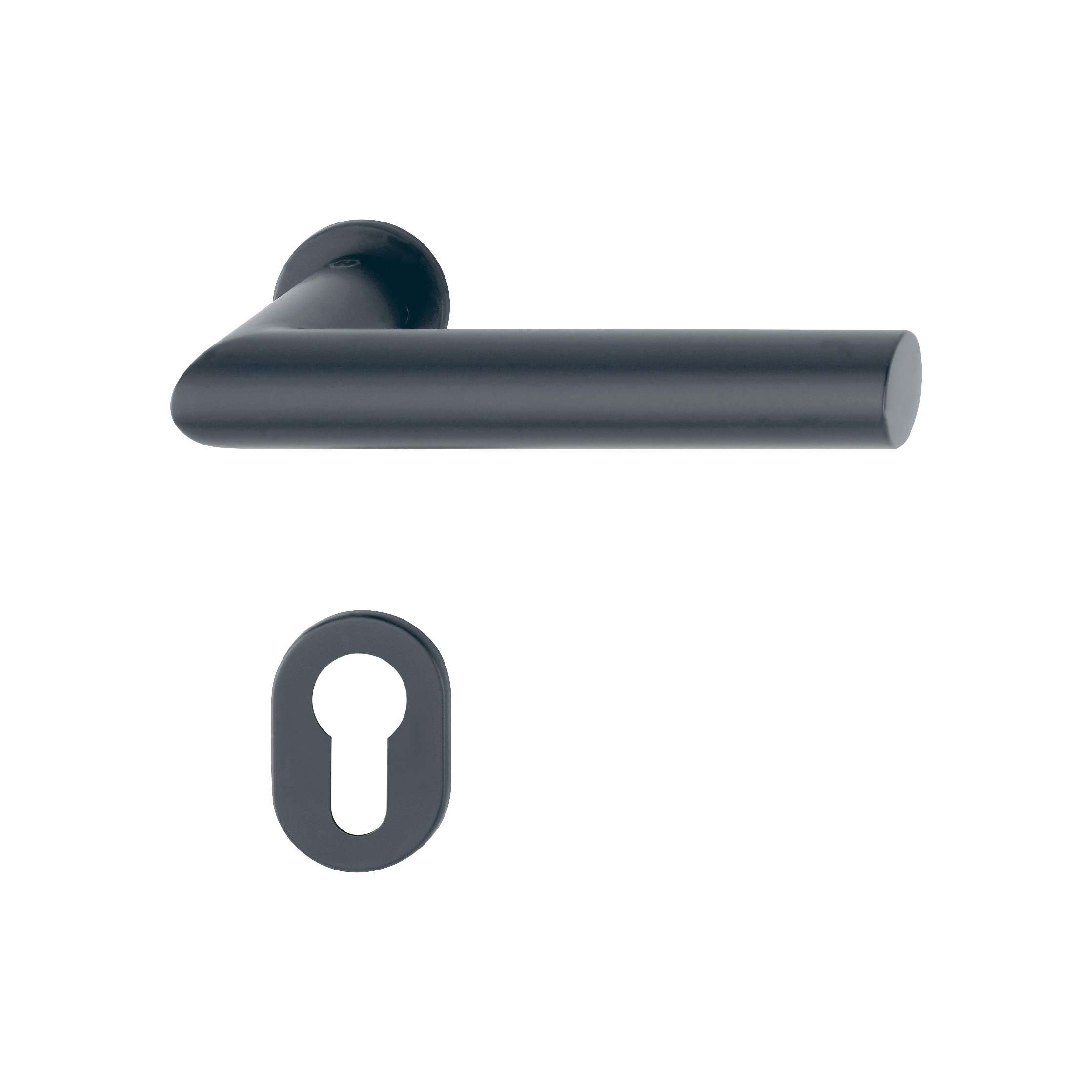 Amsterdam Door Handle in Compact Rose
