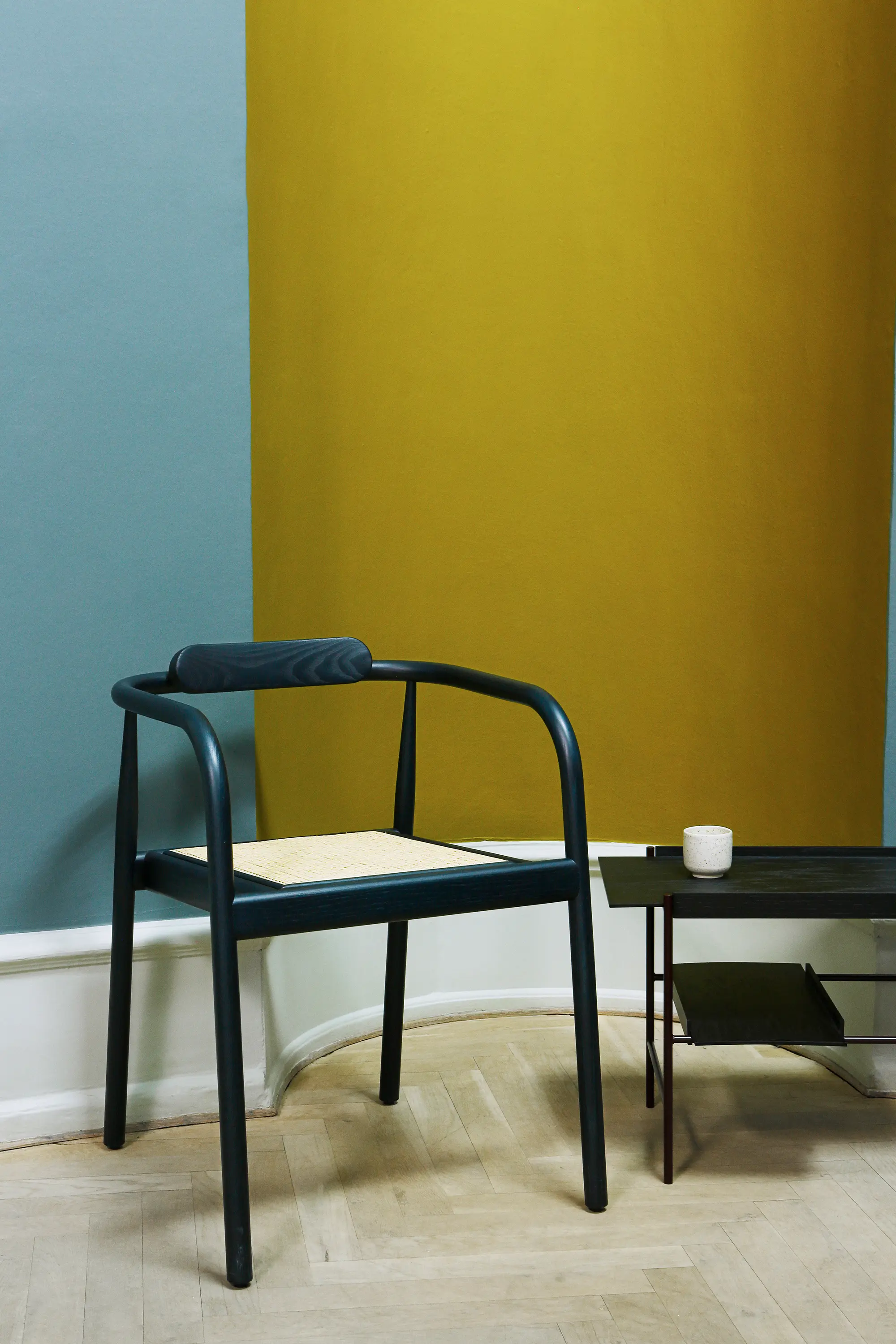 Please Wait to be Seated - Ahm Chair | Natural Ash with Brown Leather Seat