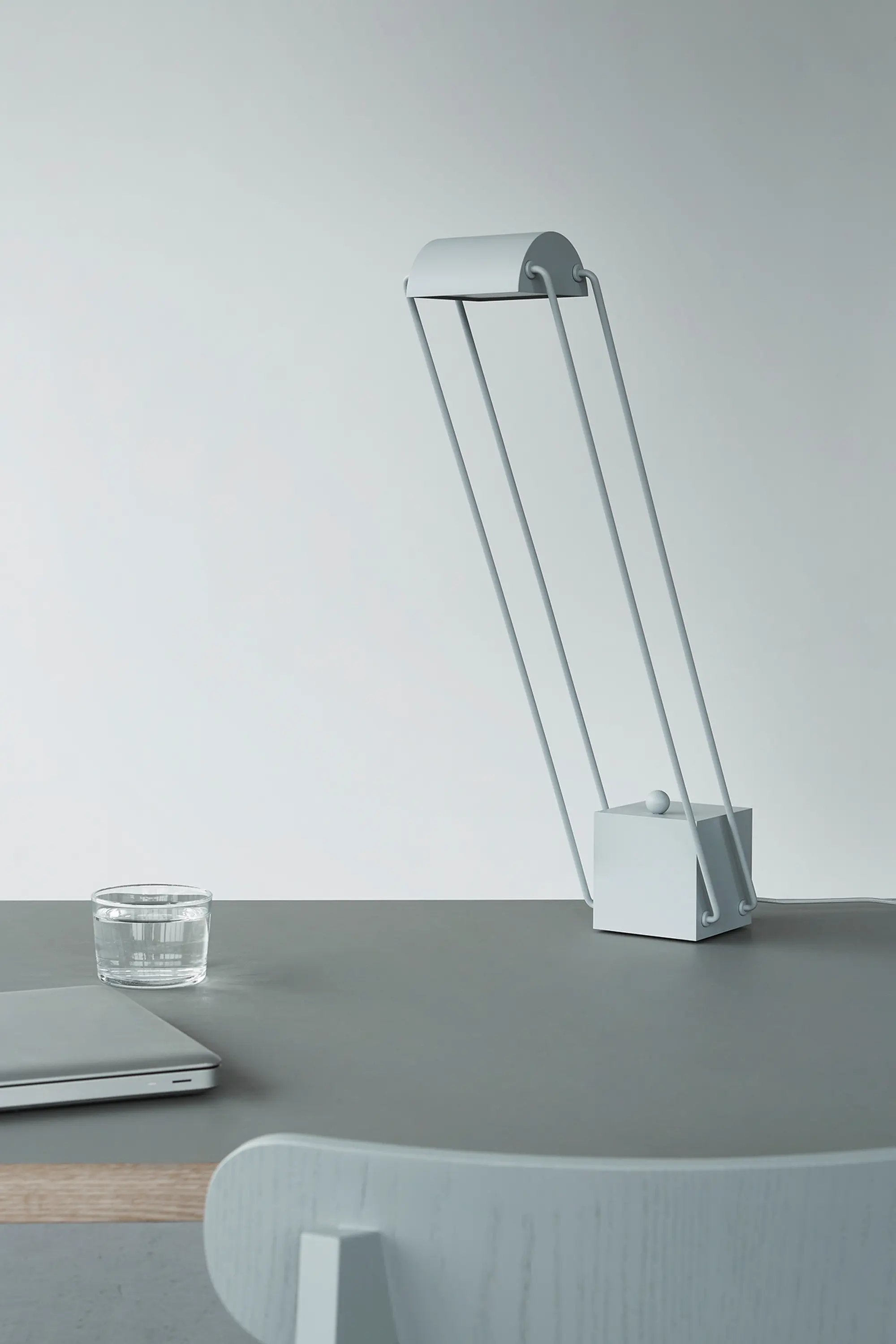 Please Wait to be Seated - Tokio Table Lamp | White