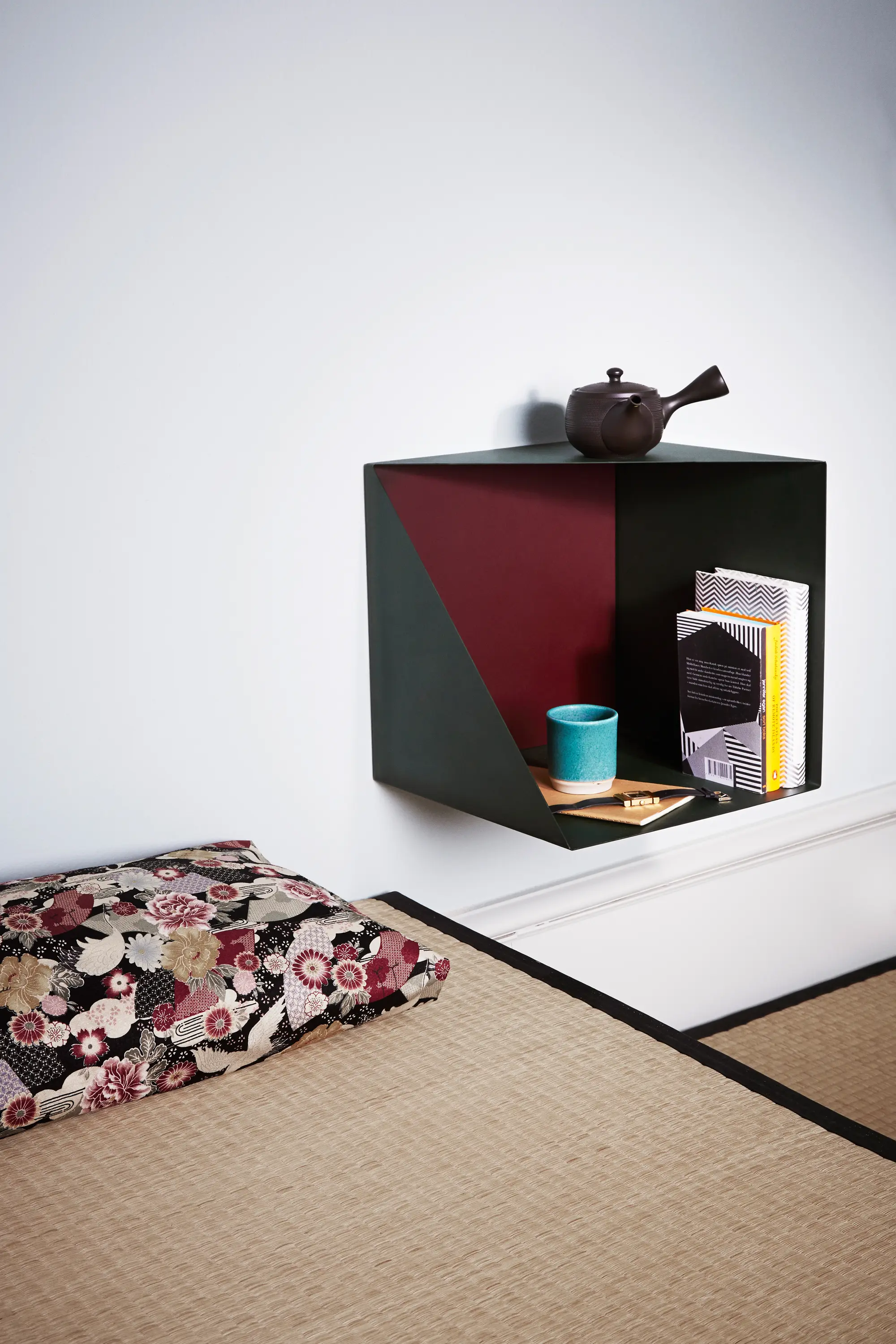 Please Wait to be Seated - Wall Box | Ash Grey | Cedar Green