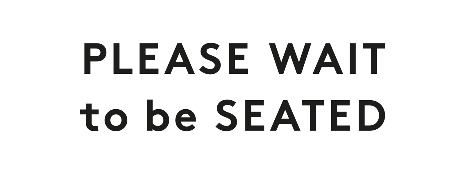 Logo de Please Wait to be Seated