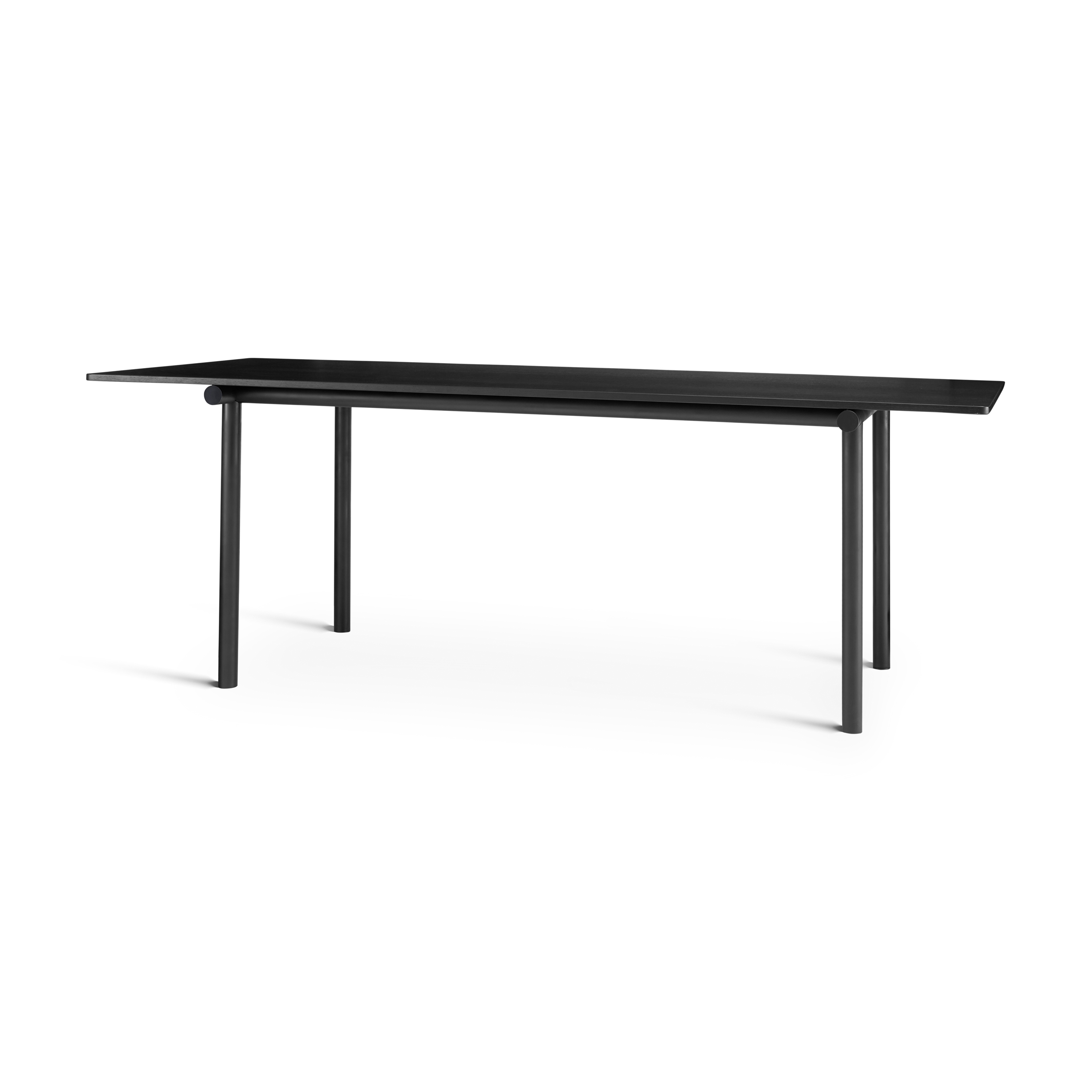 Display product Tubby Tube Table | Black with Black Frame from manufacturer Please Wait to be Seated