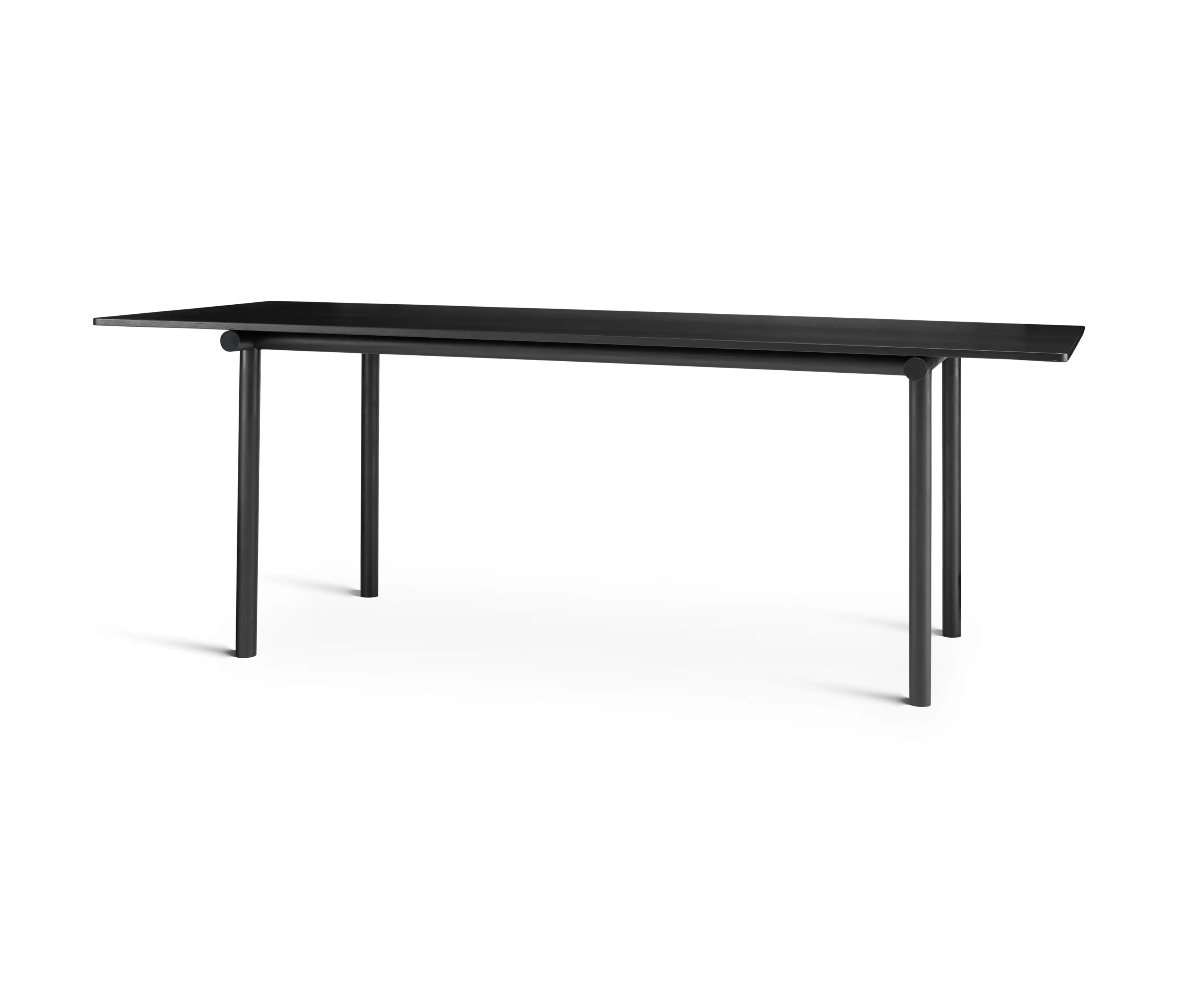 Please Wait to be Seated - Tubby Tube Table | Black with Black Frame