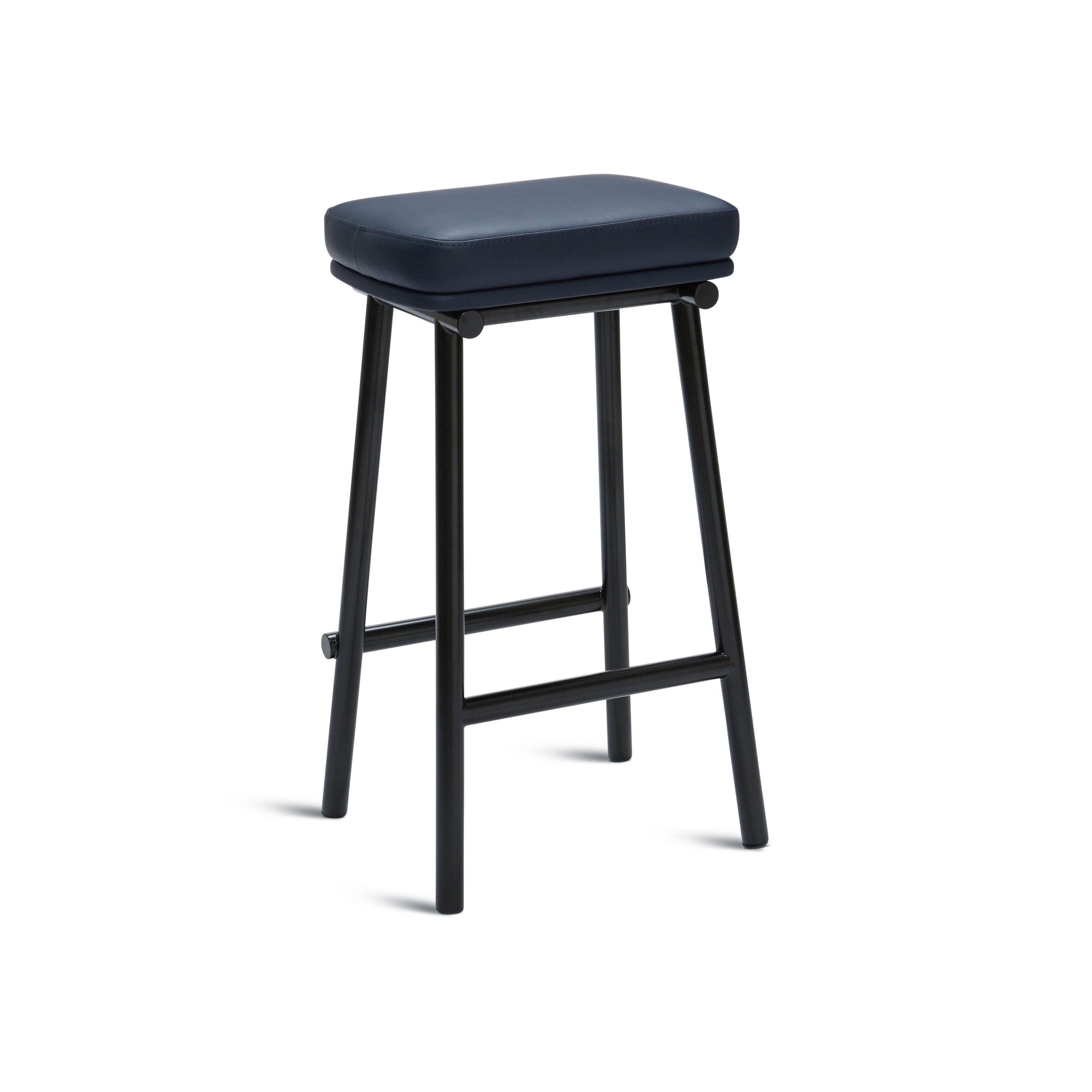 Display product Tubby Tube Counter Stool | Upholstered Seat from manufacturer Please Wait to be Seated
