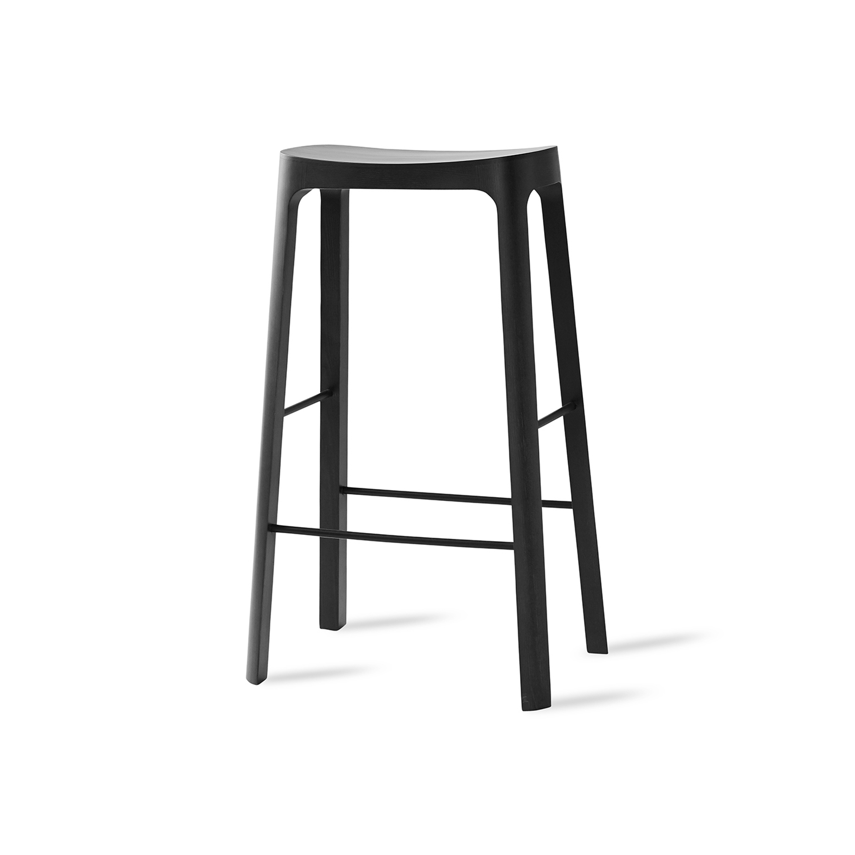 Display product Crofton Bar Stool | Black from manufacturer Please Wait to be Seated