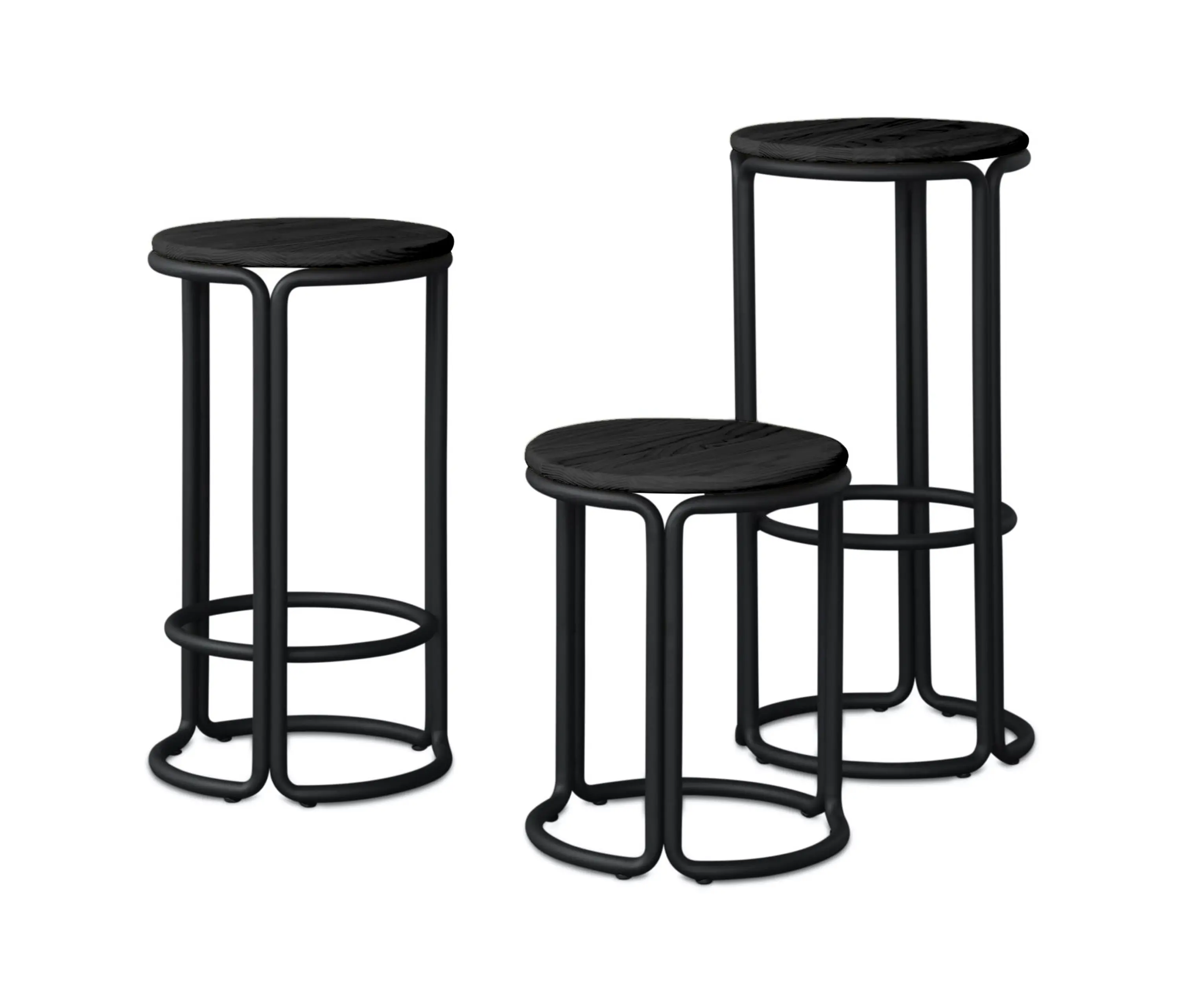 Please Wait to be Seated - Hardie Stool | Black
