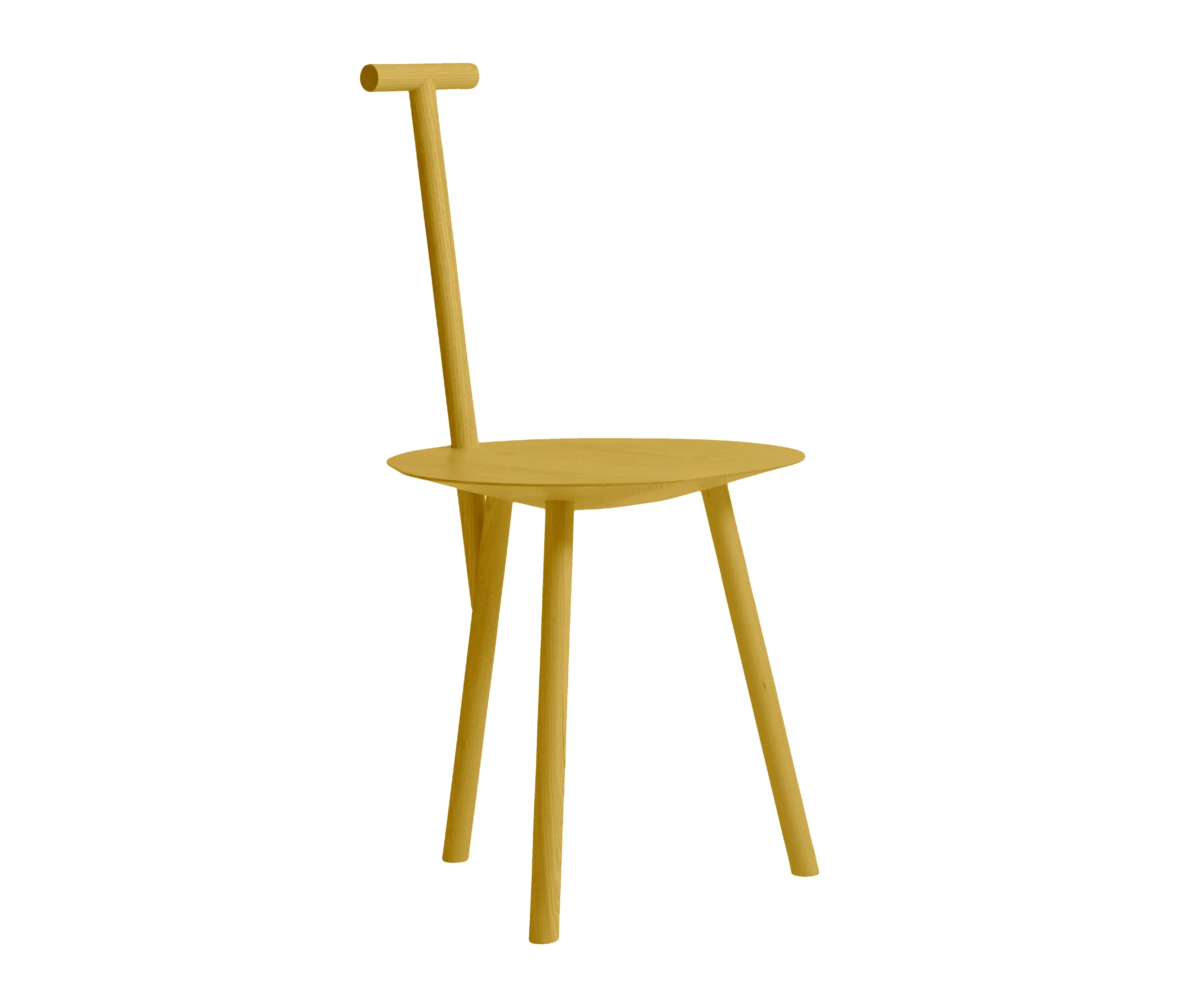 Please Wait to be Seated - Spade Chair | Turmeric Yellow