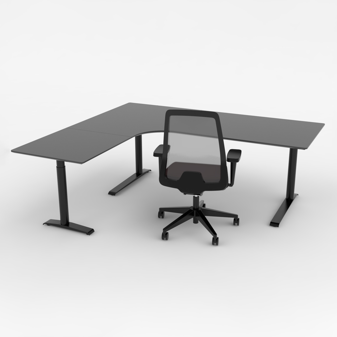 Mostrar el producto Quadro Sit/Stand Desk del fabricante Cube Design