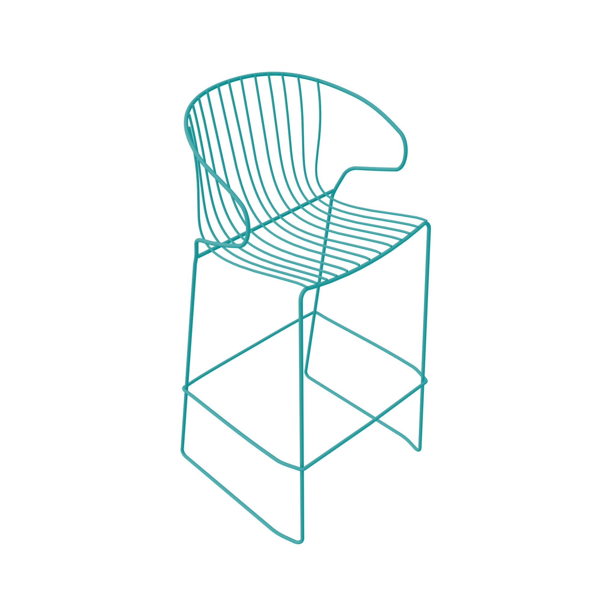 Bolonia Barstool | Agata Blue