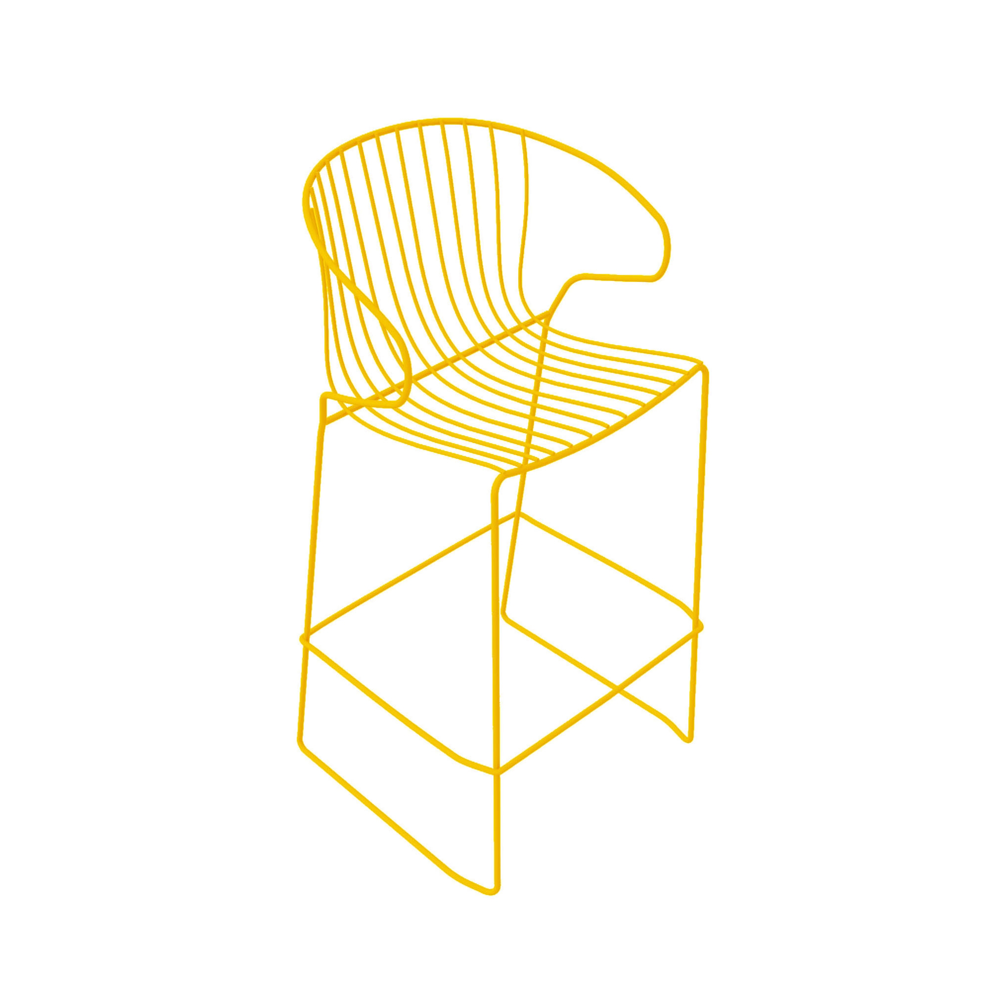 Display product Bolonia Barstool | Natural Honey from manufacturer iSimar