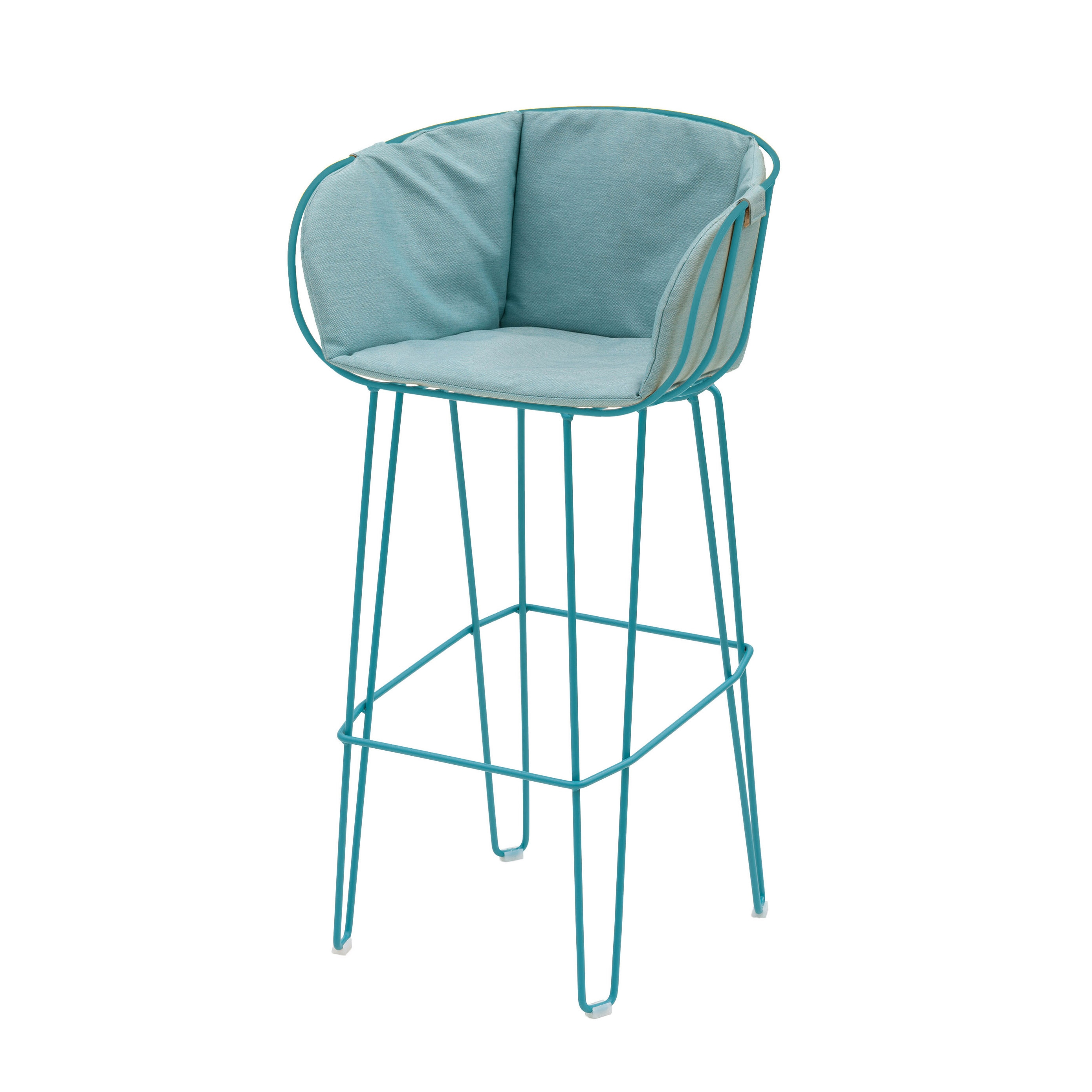 Mostrar el producto Olivo High Stool Upholstered del fabricante iSimar