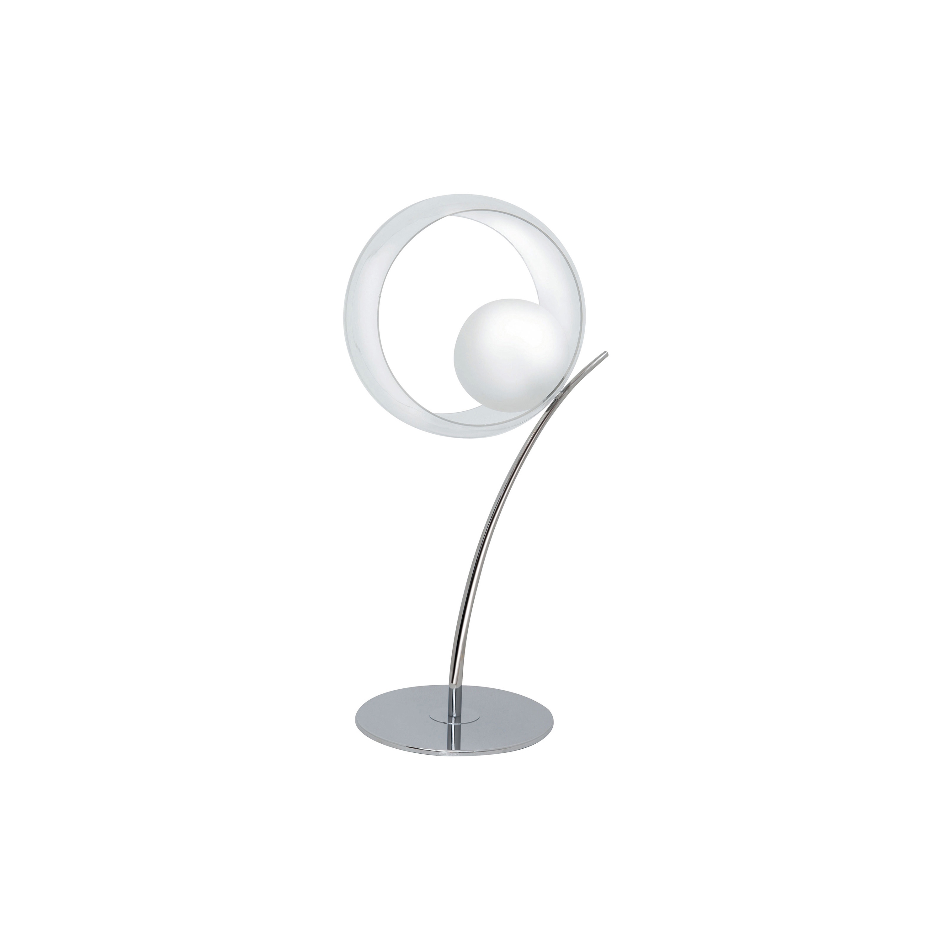 Display product Okio arc table lamp from manufacturer Concept verre