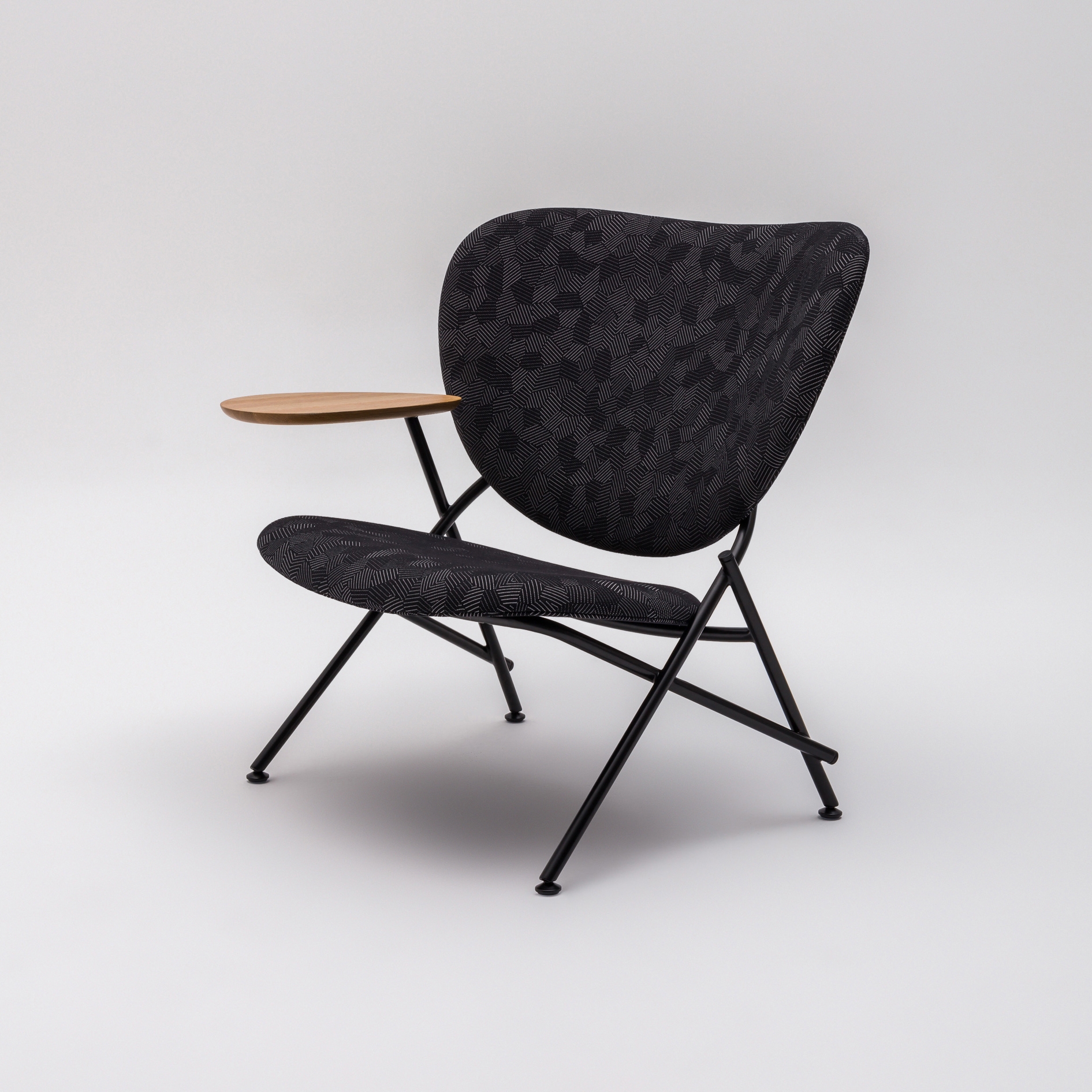 Produkt Calder Armchair with wooden side table des Herstellers Comforty anzeigen