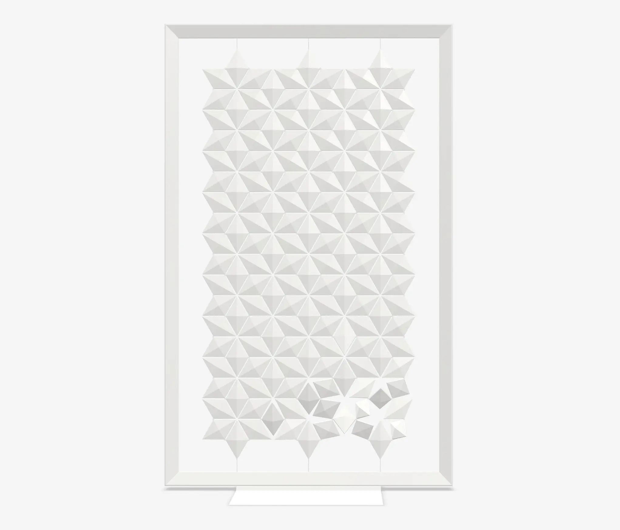 Bloomming - Freestanding room divider Facet 136 x 220cm in White